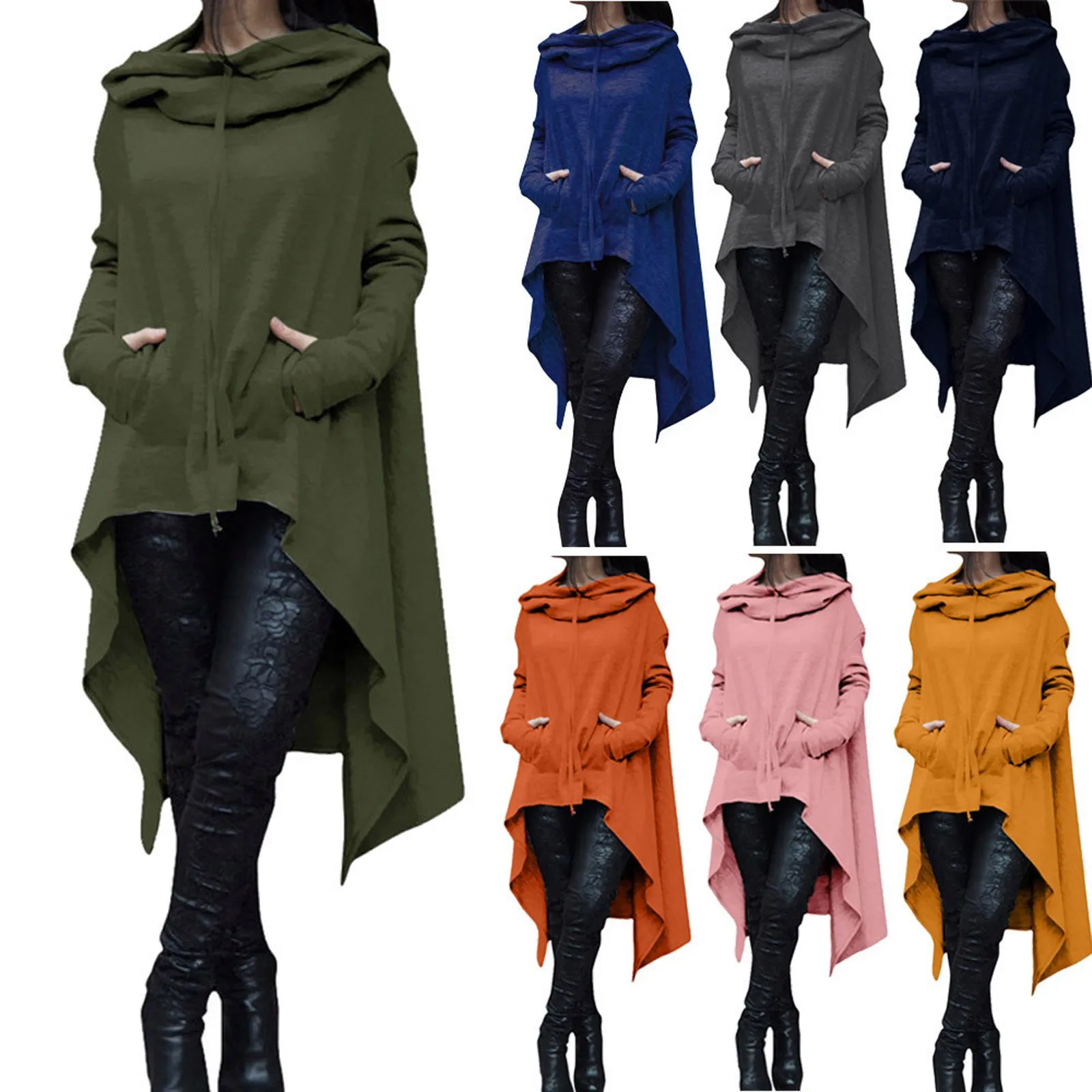 Ladies Pure Color Simple Long Sleeve Hoodie Casual Comfortable Street Style Polyester Blend Spring Autumn Fashion Top
Ladies Pure Color Simple Long Sleeve Hoodie Casual Comfortable Street Style Polyester Blend Spring Autumn Fashion Top