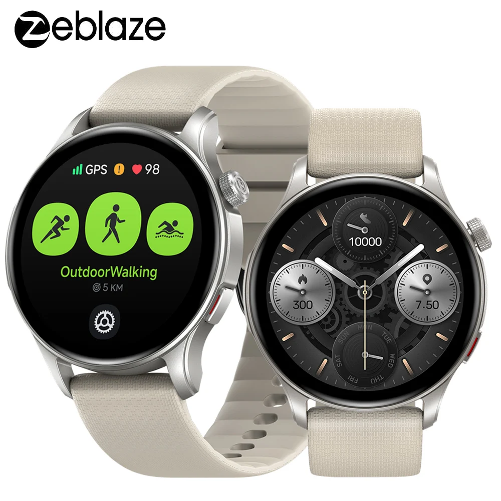 Original Zeblaze Btalk 3 GPS Smart Watch Men Women Dual Straps 3ATM Waterproof Bluetooth Call Smartwatch SpO2 Heart Rate Stress
Original Zeblaze Btalk 3 GPS Smart Watch Men Women Dual Straps 3ATM Waterproof Bluetooth Call Smartwatch SpO2 Heart Rate Stress