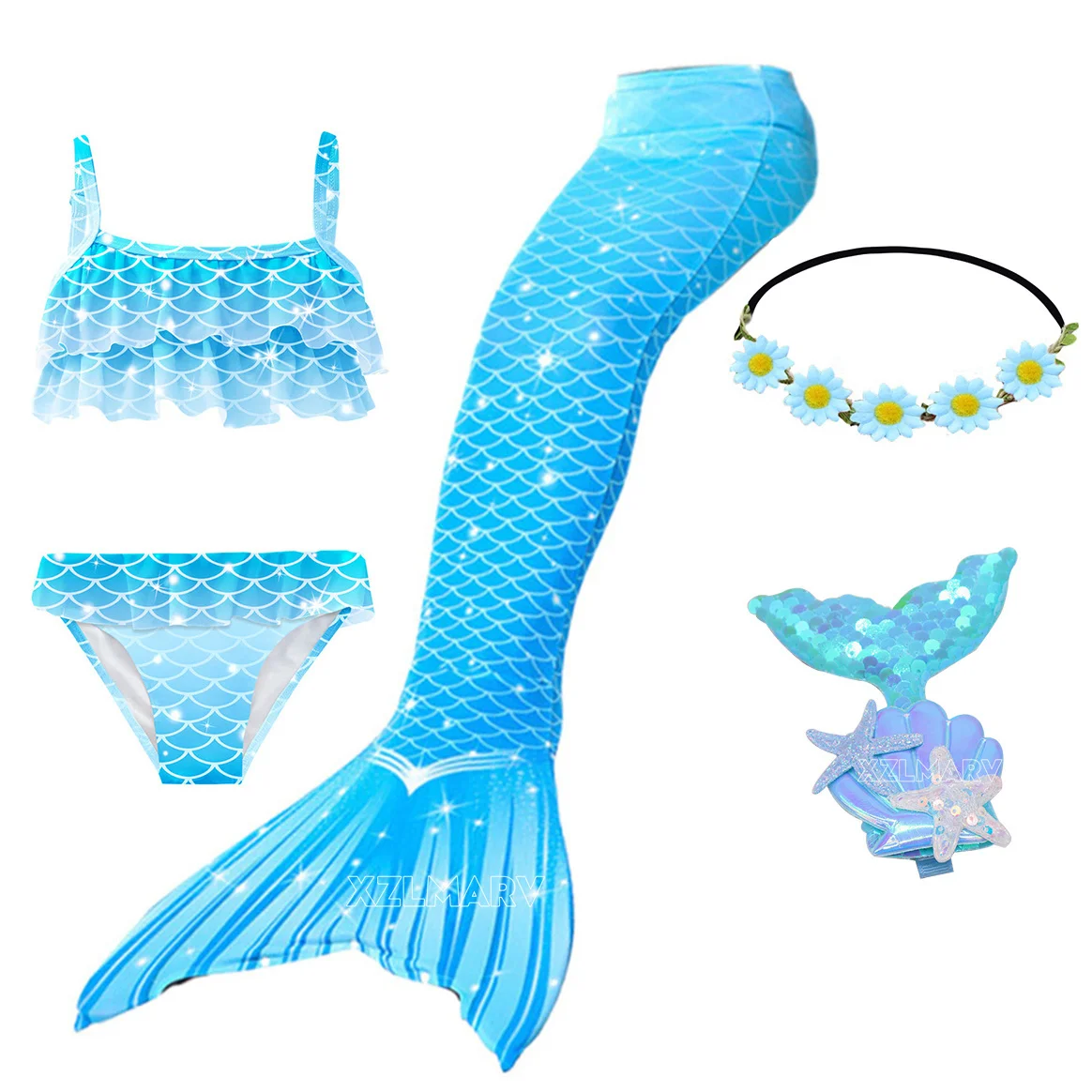 Girls Mermaid Tail for Girl Swimsuit the Little Mermaid Costume Cosplay Beach Pool Clothes Bathing Suit for Swimming
Girls Mermaid Tail for Girl Swimsuit the Little Mermaid Costume Cosplay Beach Pool Clothes Bathing Suit for Swimming