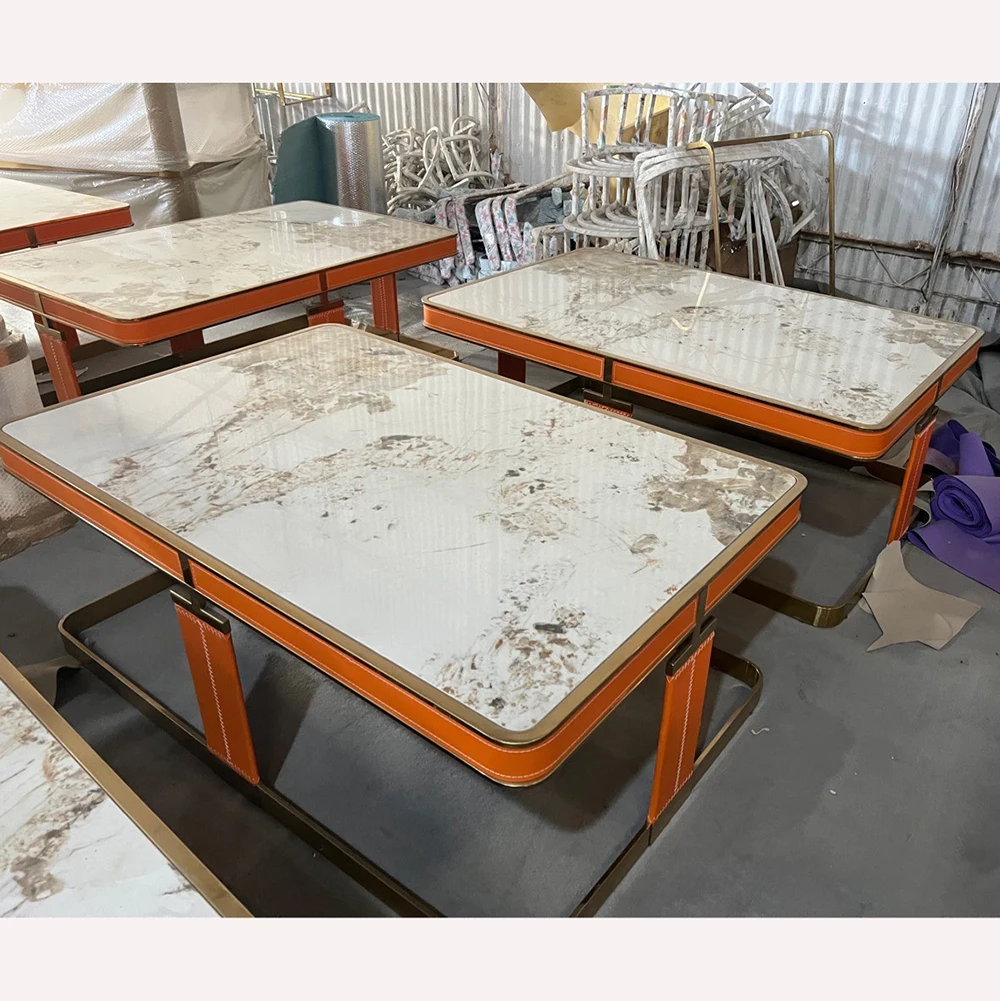 Nordic Modern Durable Marble Top Rectangle Coffee Table Set for Home Apartment Office Bar Restaurant Furniture
Nordic Modern Durable Marble Top Rectangle Coffee Table Set for Home Apartment Office Bar Restaurant Furniture