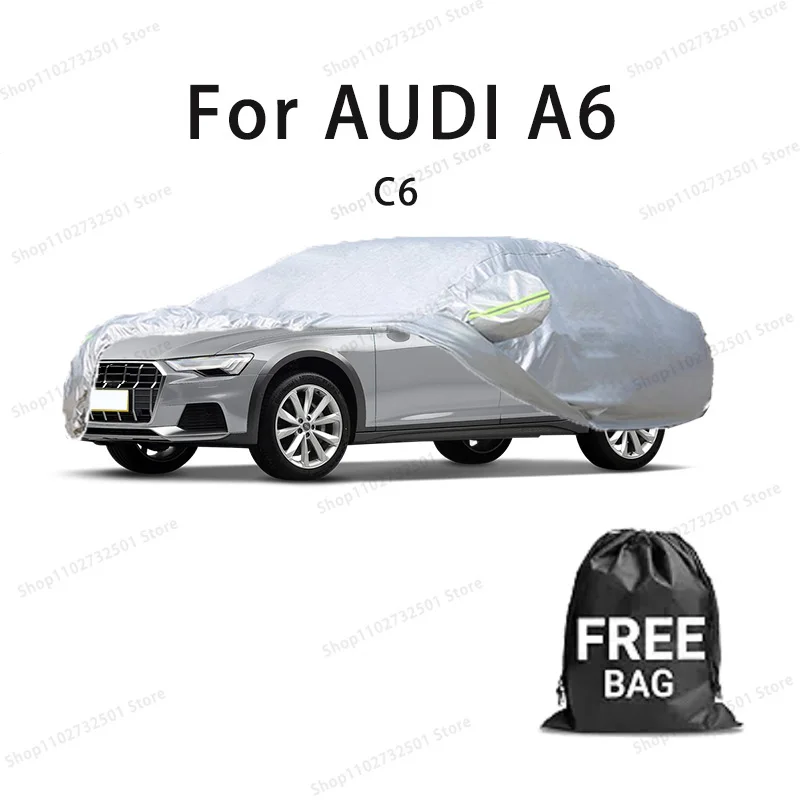 For AUDI A6 C6 Car Cover Full Covers with Reflective Strip Dustproof UV Scratch-Resistant Sunscreen Protective cover
For AUDI A6 C6 Car Cover Full Covers with Reflective Strip Dustproof UV Scratch-Resistant Sunscreen Protective cover