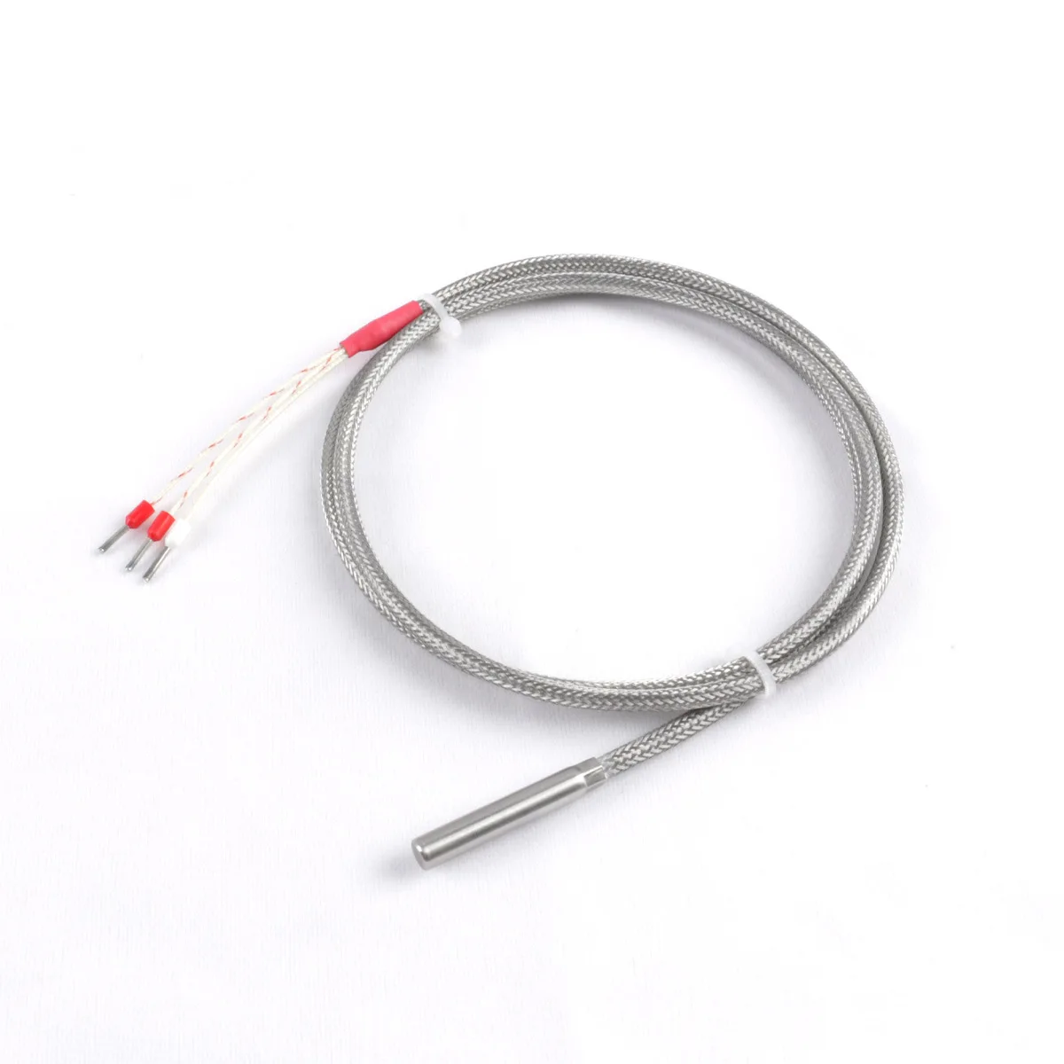 PT100 Stainless Steel K Temperature Sensor Thermocouple with 1M Cable Temperature Sensing High Temperature Waterproof
PT100 Stainless Steel K Temperature Sensor Thermocouple with 1M Cable Temperature Sensing High Temperature Waterproof
