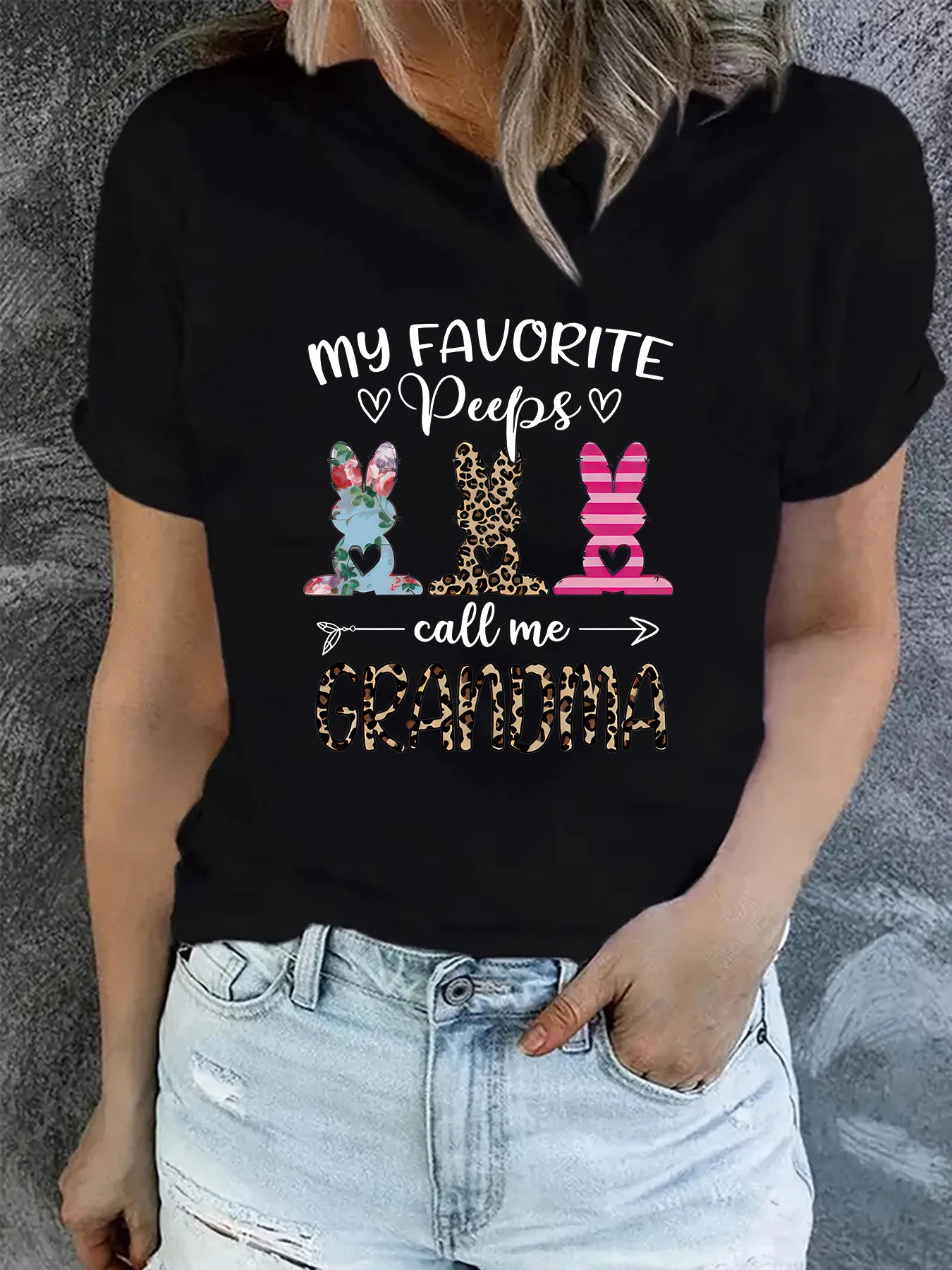 Creative Design My Favorite Rabbit Graphic Funny T-Shirt Women Summer Fashion Harajuku Casual Round Neck Short sleeve
Creative Design My Favorite Rabbit Graphic Funny T-Shirt Women Summer Fashion Harajuku Casual Round Neck Short sleeve