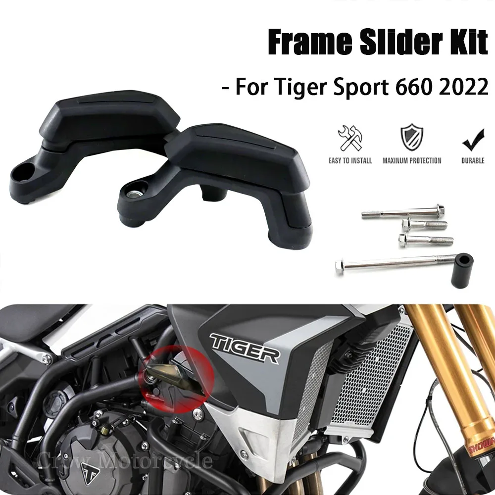 Motorcycle Accessories Black Nylon Aluminum Frame Slider Kit For Tiger Sport 660 2022 Frame Protection Side Crash Pads Protector
Motorcycle Accessories Black Nylon Aluminum Frame Slider Kit For Tiger Sport 660 2022 Frame Protection Side Crash Pads Protector