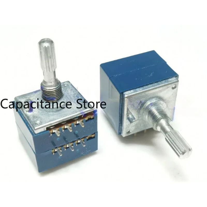 5PCS 27 type fever level amplifier dual volume potentiometer A50K A100K with stepper
5PCS 27 type fever level amplifier dual volume potentiometer A50K A100K with stepper