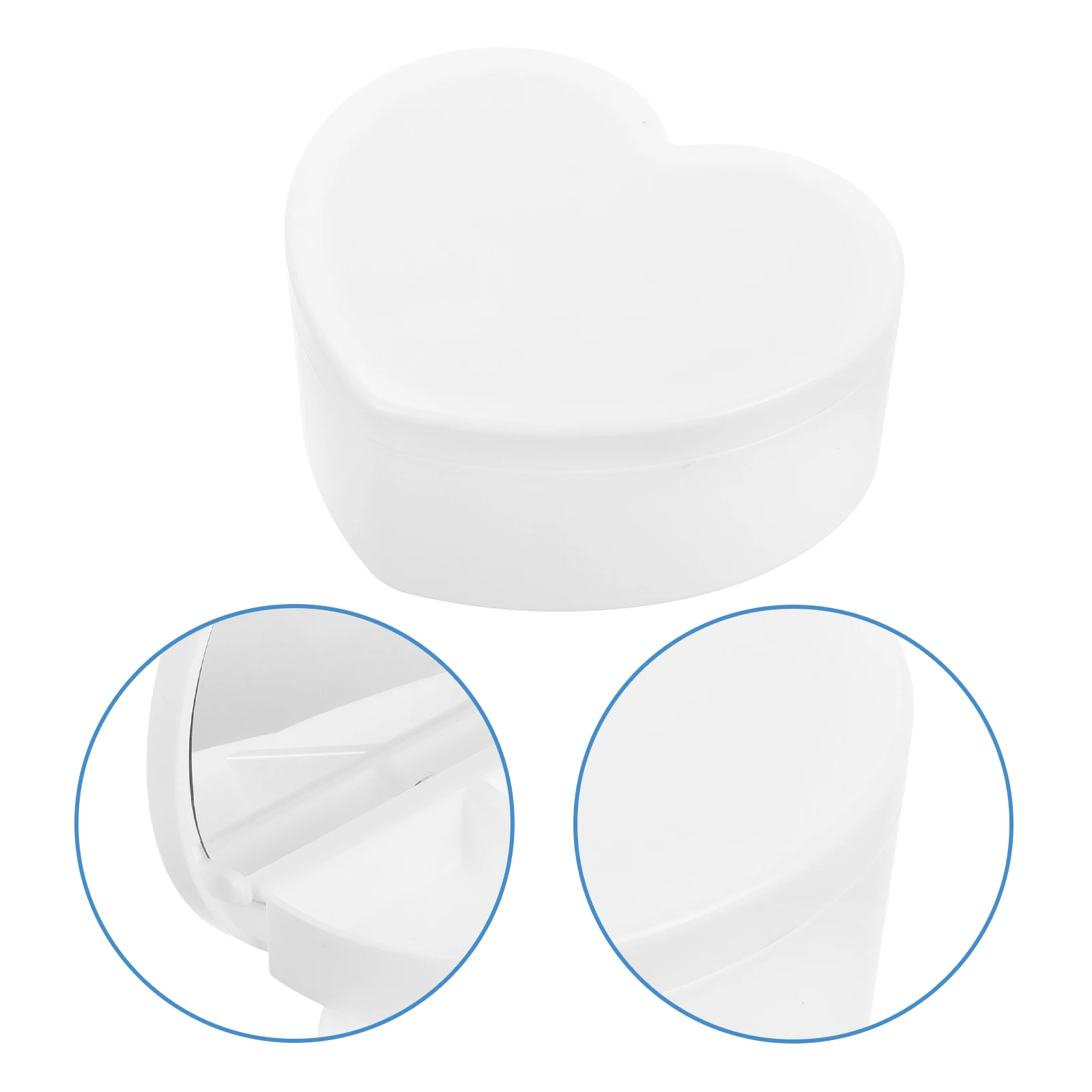 Heart Shaped Heart Shaped Jewelry Display Plastic Containers Travel Double Layer Storage Ring Storage Case Mirror Hair
Heart Shaped Heart Shaped Jewelry Display Plastic Containers Travel Double Layer Storage Ring Storage Case Mirror Hair