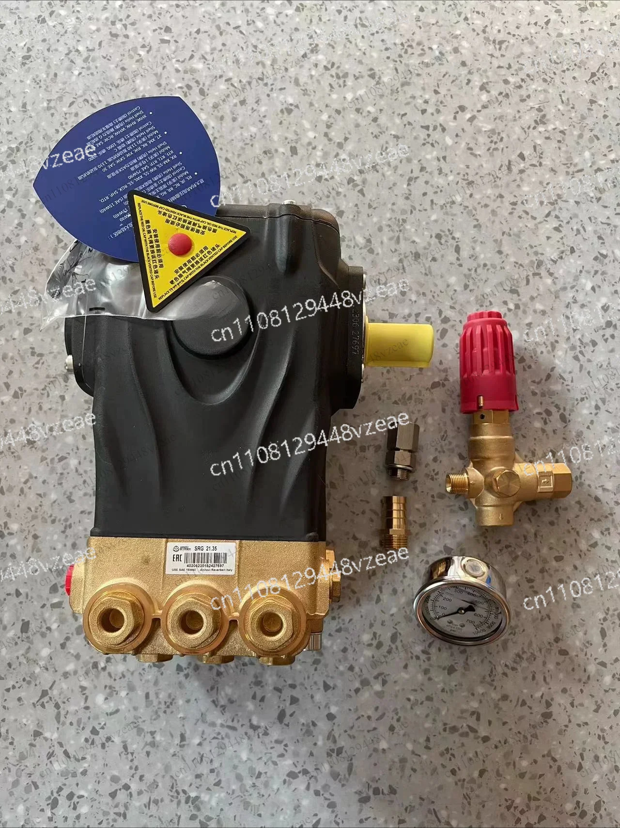 High Pressure Pump Head 21 Liters 350 Kg Model SRG21.35 Industrial Cleaning Sandblasting Rust Removal Paint Removal
High Pressure Pump Head 21 Liters 350 Kg Model SRG21.35 Industrial Cleaning Sandblasting Rust Removal Paint Removal