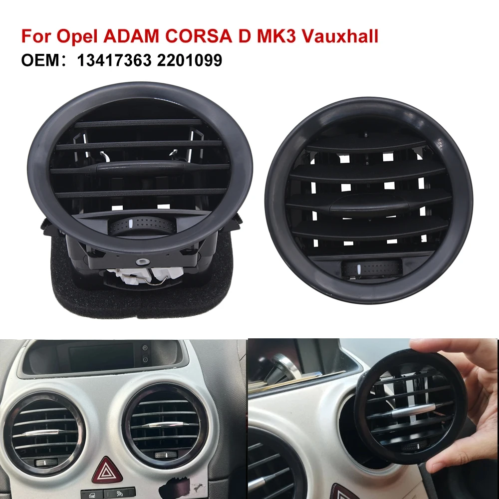 Черный/Хромированный нагреватель A/C Крышка вентиляционного отверстия решетка для Vauxhall ADAM 2013-для CORSA D Все модели 2007-2015 13417363 2201099
Черный/Хромированный нагреватель A/C Крышка вентиляционного отверстия решетка для Vauxhall ADAM 2013-для CORSA D Все модели 2007-2015 13417363 2201099