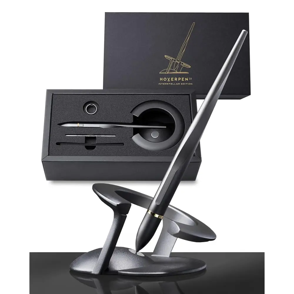 Бесплатная доставка: Ручка-стилус Hoverpen Interstellar - Space Black, с позолоченным кольцом 18K, угол наклона 23,5 градуса, шариковая ручка Schmidt
Бесплатная доставка: Ручка-стилус Hoverpen Interstellar - Space Black, с позолоченным кольцом 18K, угол наклона 23,5 градуса, шариковая ручка Schmidt