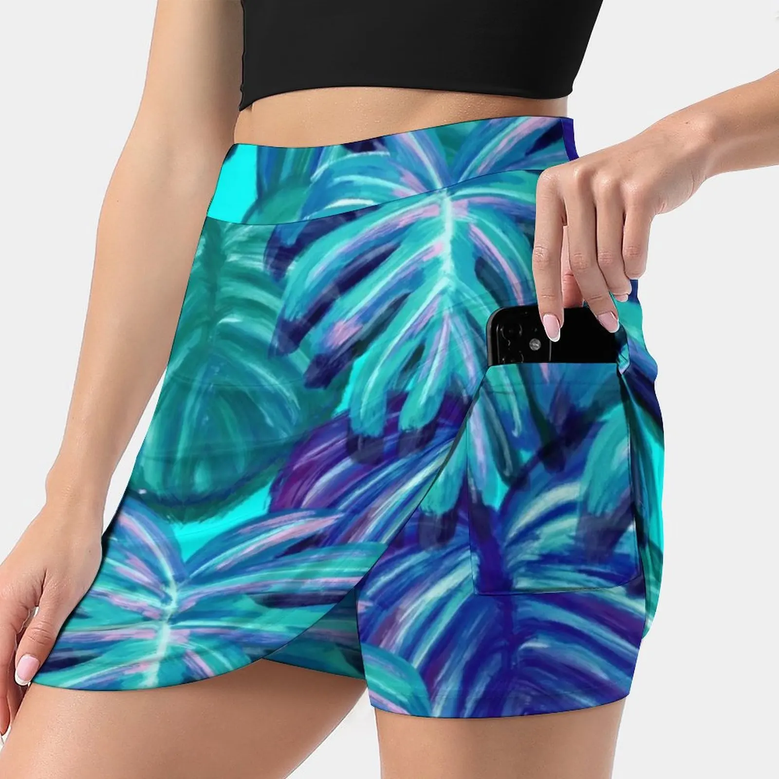 Palm Springs Neon Party Pattern Women's skirt Aesthetic skirts New Fashion Short Skirts Tropical Palm Monstera Leaves Neon Blue
Palm Springs Neon Party Pattern Women's skirt Aesthetic skirts New Fashion Short Skirts Tropical Palm Monstera Leaves Neon Blue
