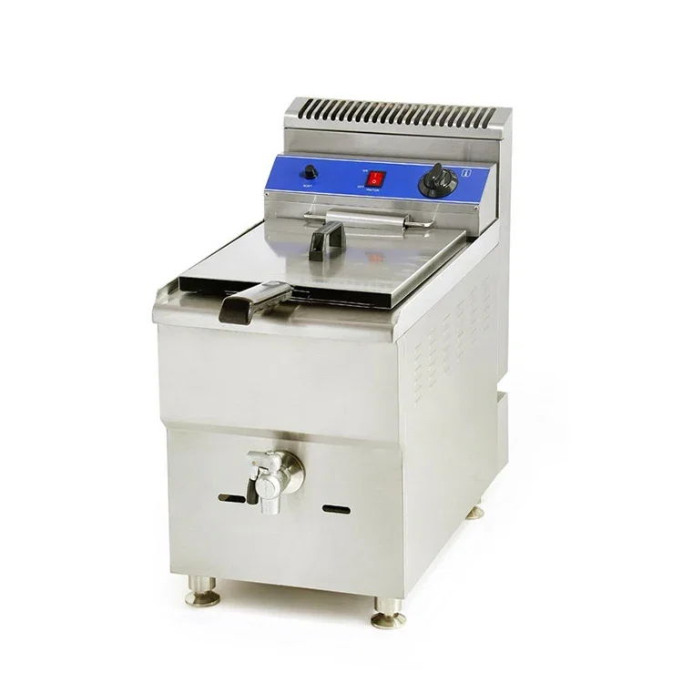 Automatic Deep Fryer Gas Kitchen Equipment Fried Chicken French Fries Gas Deep Fryer
Automatic Deep Fryer Gas Kitchen Equipment Fried Chicken French Fries Gas Deep Fryer