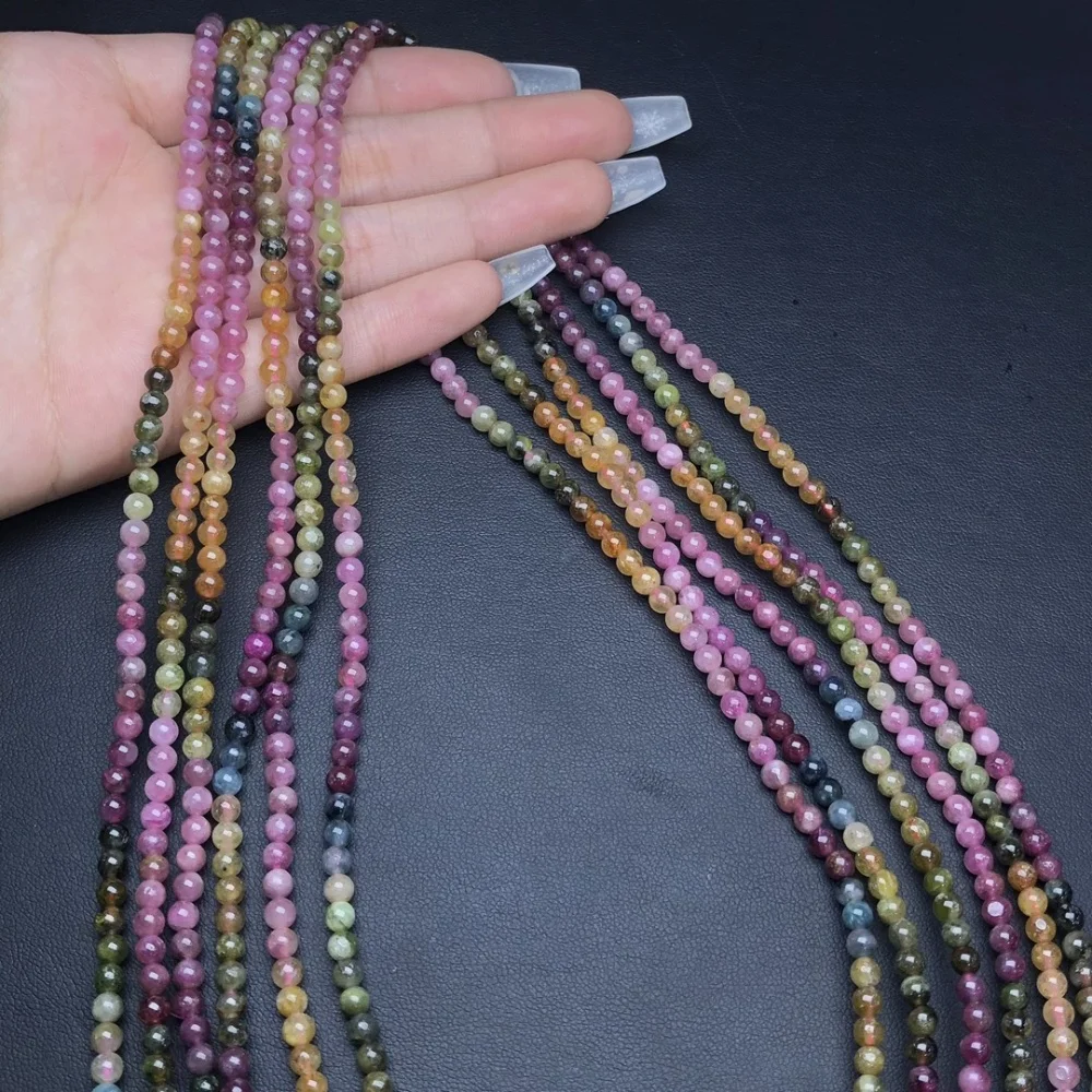 1 Pc Fengbaowu Natural Colorful Tourmaline Bracelet Round Beads 3 Loops Crystal Healing Stone Fashion Jewelry Gift For Women
1 Pc Fengbaowu Natural Colorful Tourmaline Bracelet Round Beads 3 Loops Crystal Healing Stone Fashion Jewelry Gift For Women