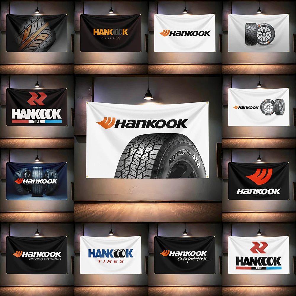 Han-kooks Tires Flag 3x5ft 90x150cm For Garage Auto Shop Man Cave Bar Club Repair Shop Wall Decor Car Fans Banner
Han-kooks Tires Flag 3x5ft 90x150cm For Garage Auto Shop Man Cave Bar Club Repair Shop Wall Decor Car Fans Banner