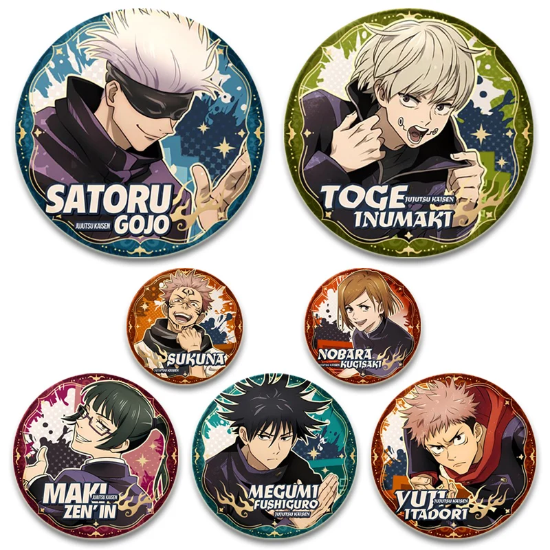 Anime Jujutsu Kaisen Badge Itadori Yuji Round Cartoon Handmade Lapel Pins DIY Backpack Collar Brooch Fashion Jewelry Accessories
Anime Jujutsu Kaisen Badge Itadori Yuji Round Cartoon Handmade Lapel Pins DIY Backpack Collar Brooch Fashion Jewelry Accessories