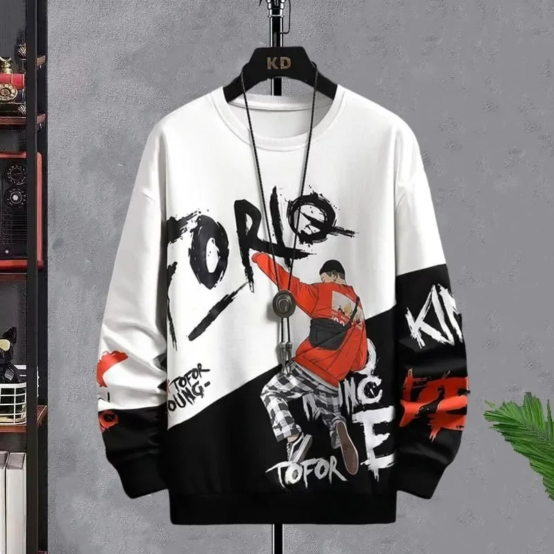 3D Letter Print Men's O-Neck Sweatshirt Fashion Cool Comfortable Long Sleeve Pullover Creative Outdoor Street Hip Hop Style Tops
3D Letter Print Men's O-Neck Sweatshirt Fashion Cool Comfortable Long Sleeve Pullover Creative Outdoor Street Hip Hop Style Tops