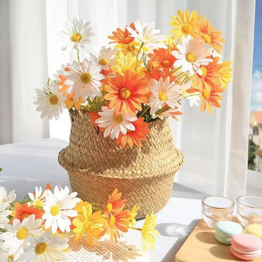 Artificial Flowers Silk Daisy Cheap Bridal Bouquet Festival Home Wedding Garden Table Decorati DIY Gifts Stage Plant Accessories
Artificial Flowers Silk Daisy Cheap Bridal Bouquet Festival Home Wedding Garden Table Decorati DIY Gifts Stage Plant Accessories