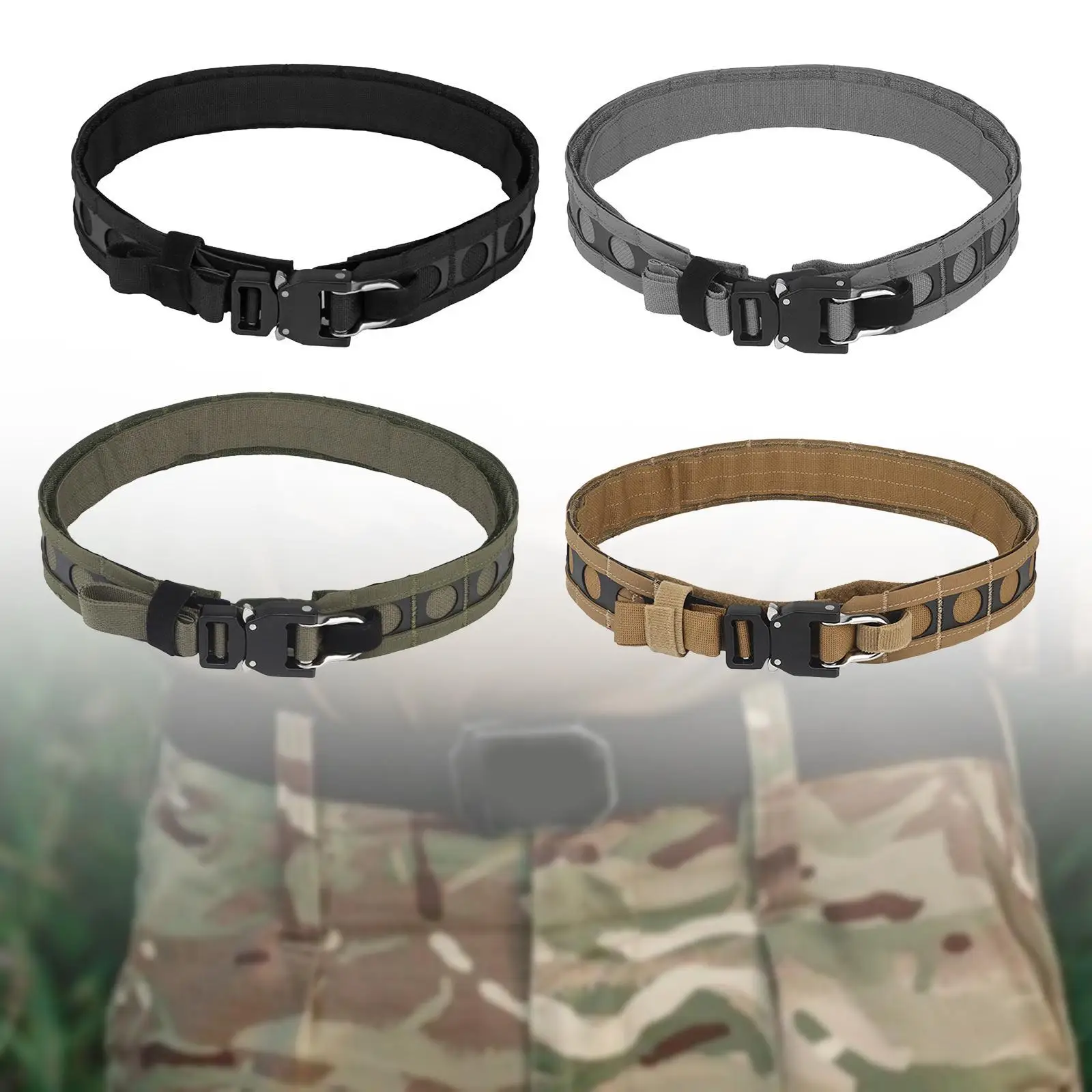 Waist Belt Camping Belt Portable Nylon Quick Release Molle Belt Double Layered Outer Belt for Fishing Climbing Accessory Gear
Waist Belt Camping Belt Portable Nylon Quick Release Molle Belt Double Layered Outer Belt for Fishing Climbing Accessory Gear