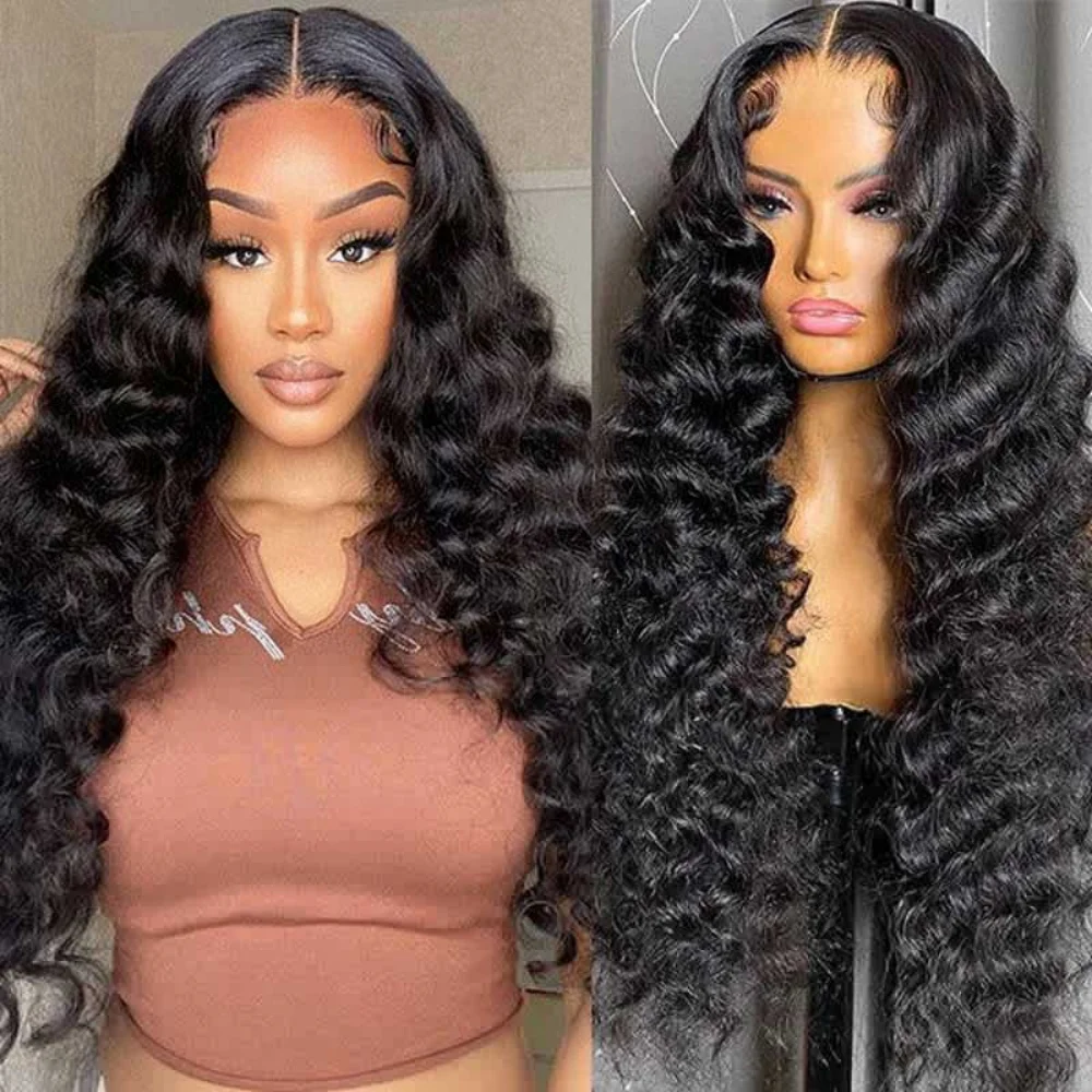 13x6 HD Lace Frontal Wigs 40 42 Inch Brazilian Loose Deep Wave Human Hair Curly Lace Front Wigs Soft Natural Hair Extensions for Women Daily Wear
13x6 HD Lace Frontal Wigs 40 42 Inch Brazilian Loose Deep Wave Human Hair Curly Lace Front Wigs Soft Natural Hair Extensions for Women Daily Wear