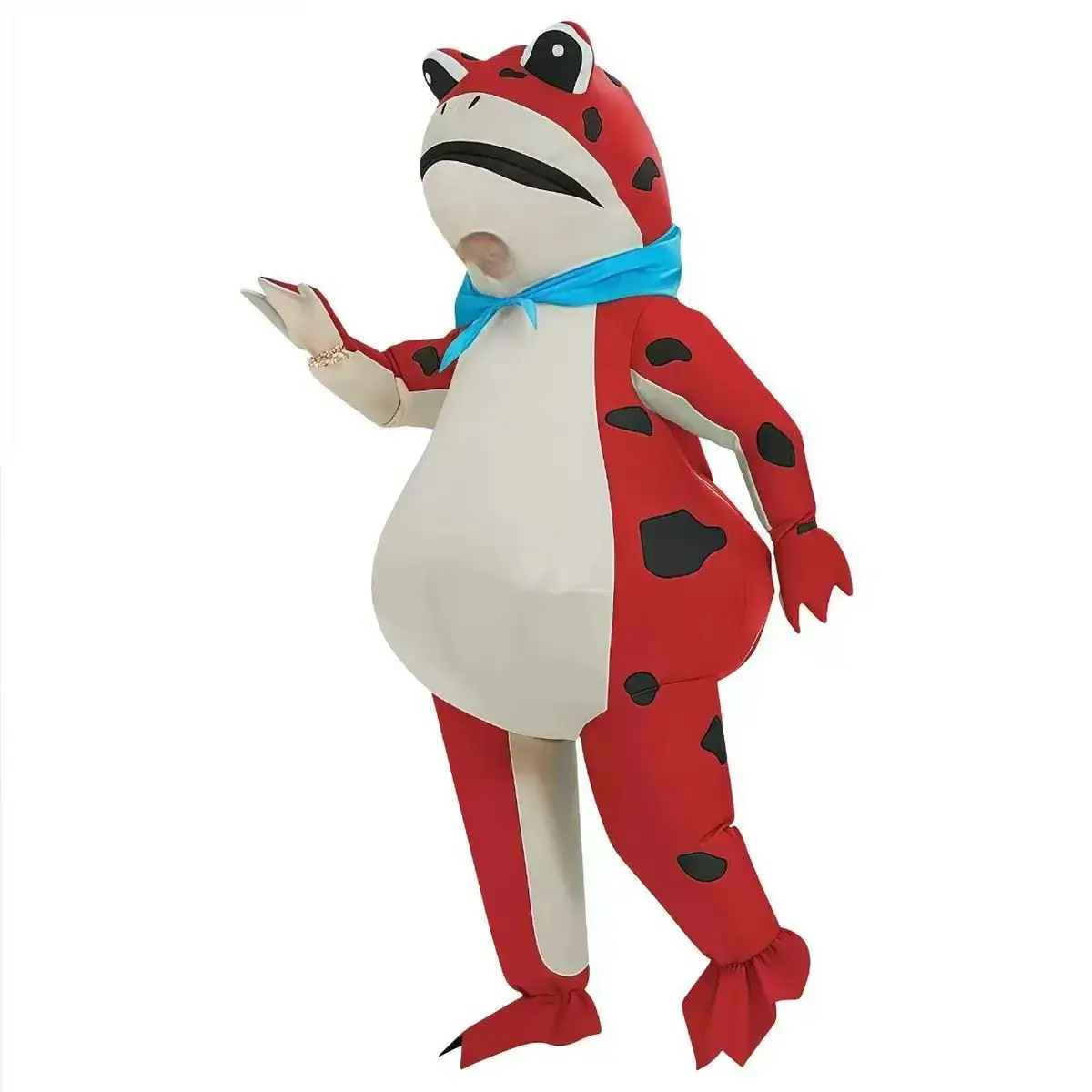 Frog Mascot Costume Inflatable Animal Suit with Head Mask for Street Vendors
Frog Mascot Costume Inflatable Animal Suit with Head Mask for Street Vendors