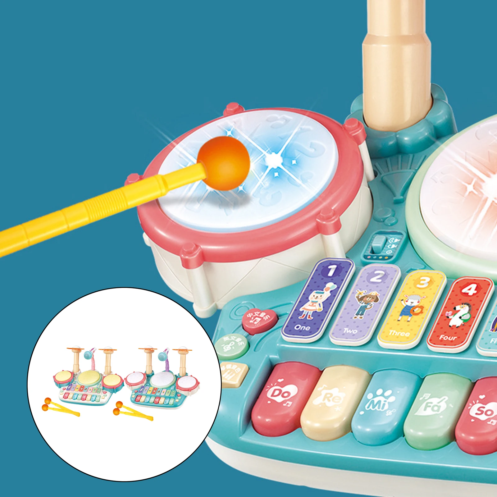 Multi-Function Kids Drum Toy Training Musical Instruments Toys for Kids Baby
Multi-Function Kids Drum Toy Training Musical Instruments Toys for Kids Baby