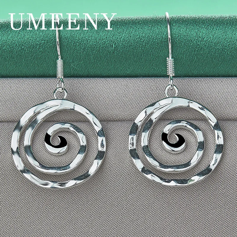 Simple 925 Sterling Silver 40mm Women's Wavy Round Earrings Party Favors Jewelry Fashion Accessories Wedding
Simple 925 Sterling Silver 40mm Women's Wavy Round Earrings Party Favors Jewelry Fashion Accessories Wedding