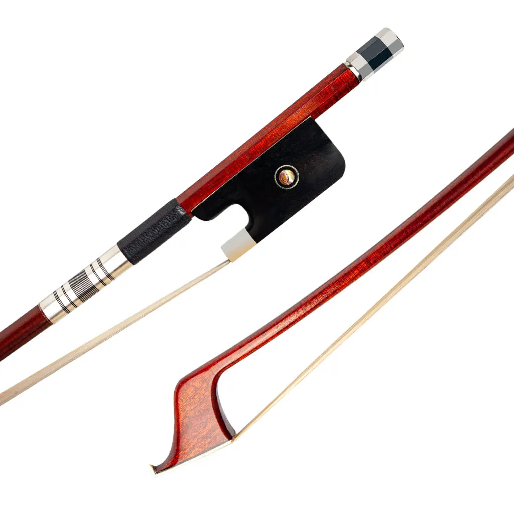 Professional French Style Hybrid Carbon Fiber Pernambuco Skin Bass Bow Ebony Frog Elegant Design For 4/4 Size Double Bass
Professional French Style Hybrid Carbon Fiber Pernambuco Skin Bass Bow Ebony Frog Elegant Design For 4/4 Size Double Bass