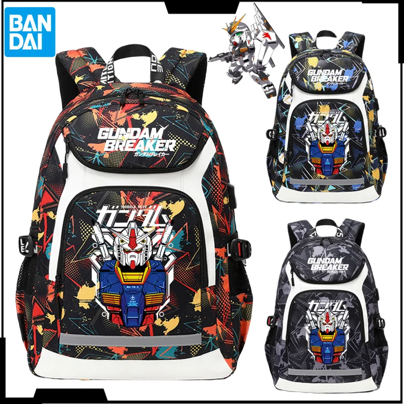 BANDAI GUNDAM Knapsack Children's School Bags Large-capacity Travel Mountaineering Storage Bag Anime Peripherals Holiday Gifts
BANDAI GUNDAM Knapsack Children's School Bags Large-capacity Travel Mountaineering Storage Bag Anime Peripherals Holiday Gifts