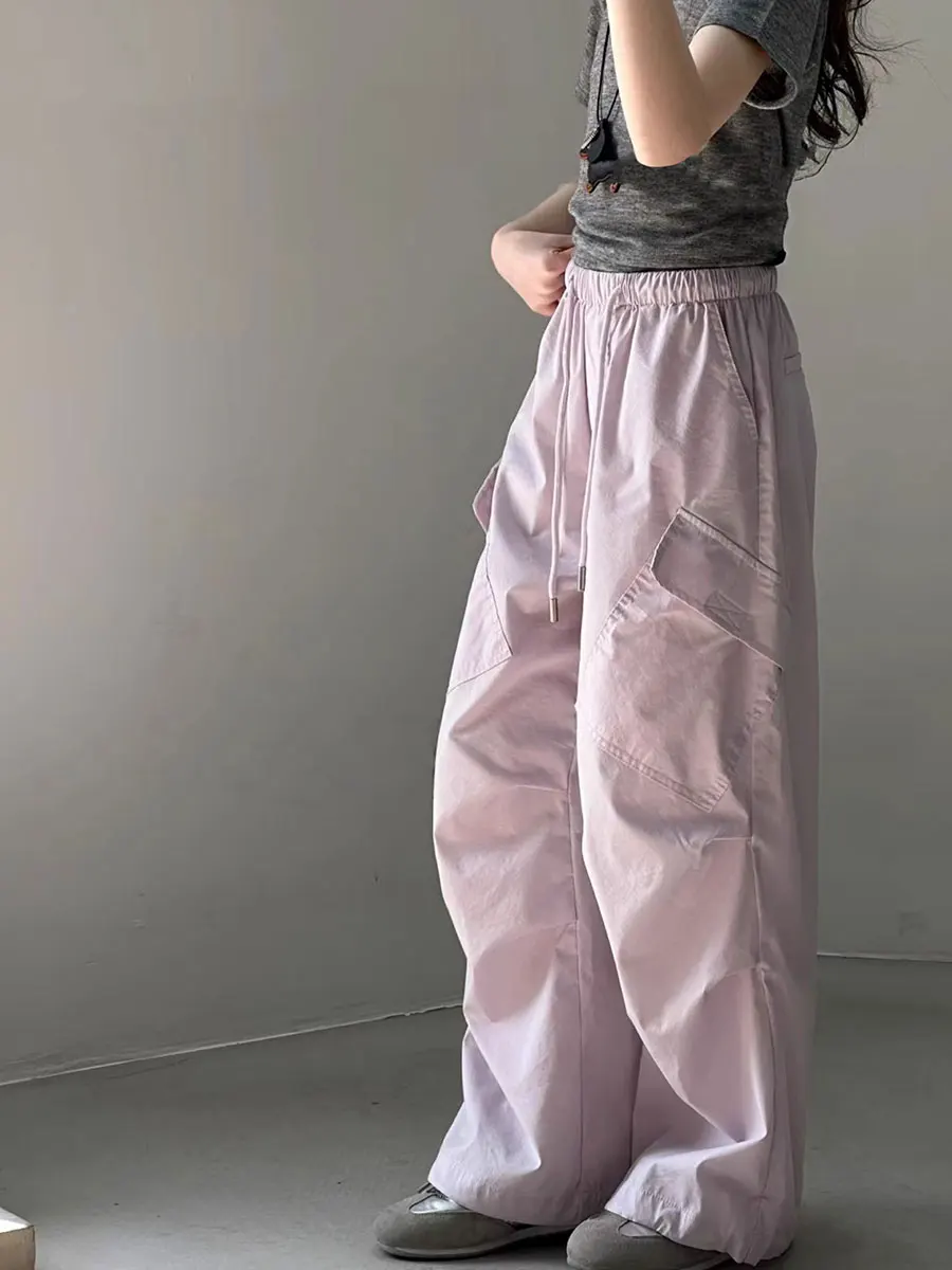 Girls' Wide Leg Straight Purple Trousers Children's Workwear Pants Spring Autumn New Style Big Kids Boys Casual Long Pants
Girls' Wide Leg Straight Purple Trousers Children's Workwear Pants Spring Autumn New Style Big Kids Boys Casual Long Pants