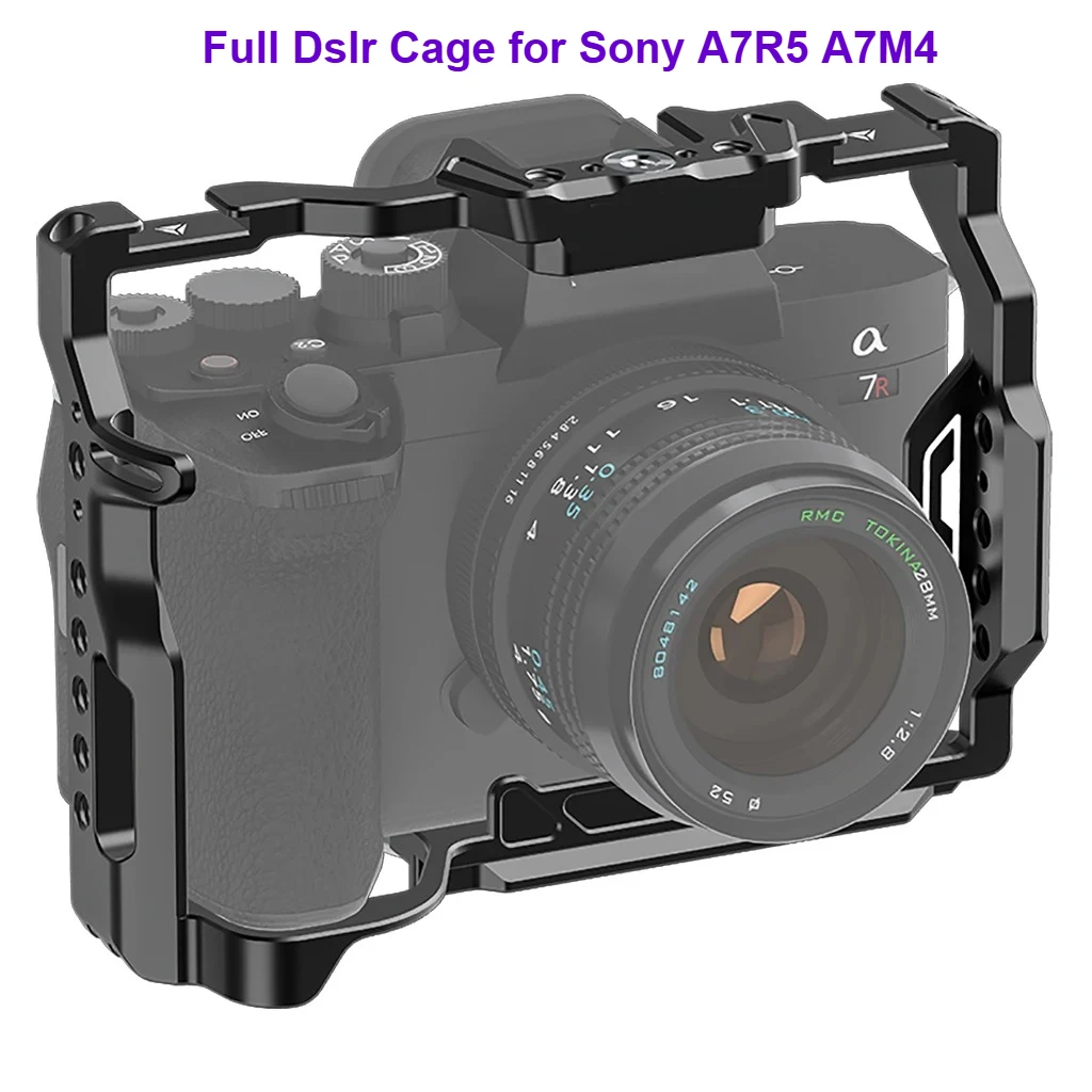 Клетка для камеры, полная клетка для зеркальной камеры для Sony A7R5 A7M4 с холодным башмаком, поддержка отверстия для винтов 1/4 дюйма, 3/8 дюйма, штатив с пластиной Arca-swiss Plate
Клетка для камеры, полная клетка для зеркальной камеры для Sony A7R5 A7M4 с холодным башмаком, поддержка отверстия для винтов 1/4 дюйма, 3/8 дюйма, штатив с пластиной Arca-swiss Plate