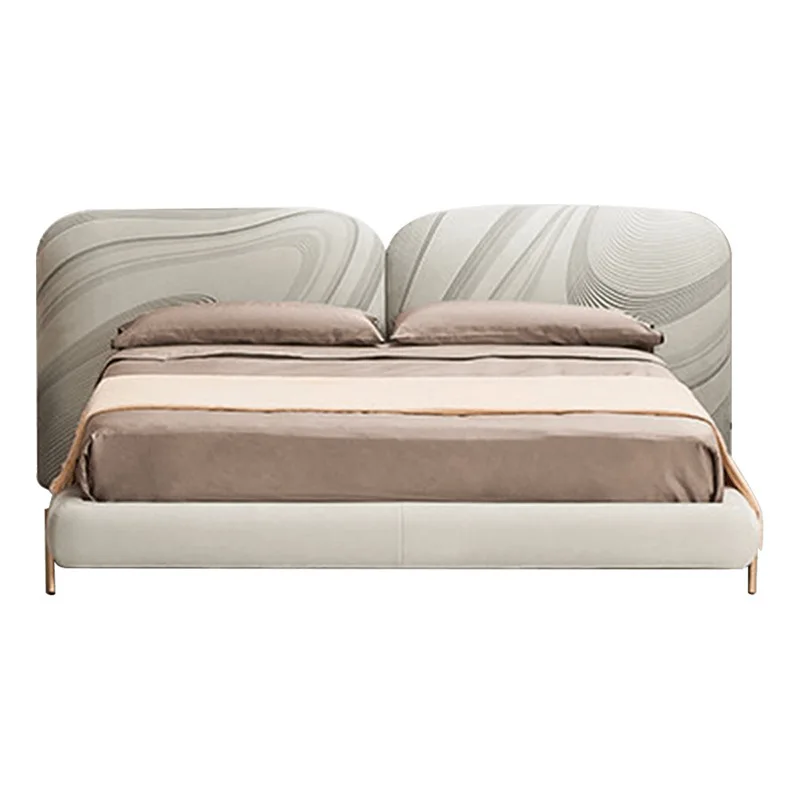 Italian light luxury leather bed master bedroom Internet celebrity designer furniture stone bed 1.8 meters minimalist
Italian light luxury leather bed master bedroom Internet celebrity designer furniture stone bed 1.8 meters minimalist
