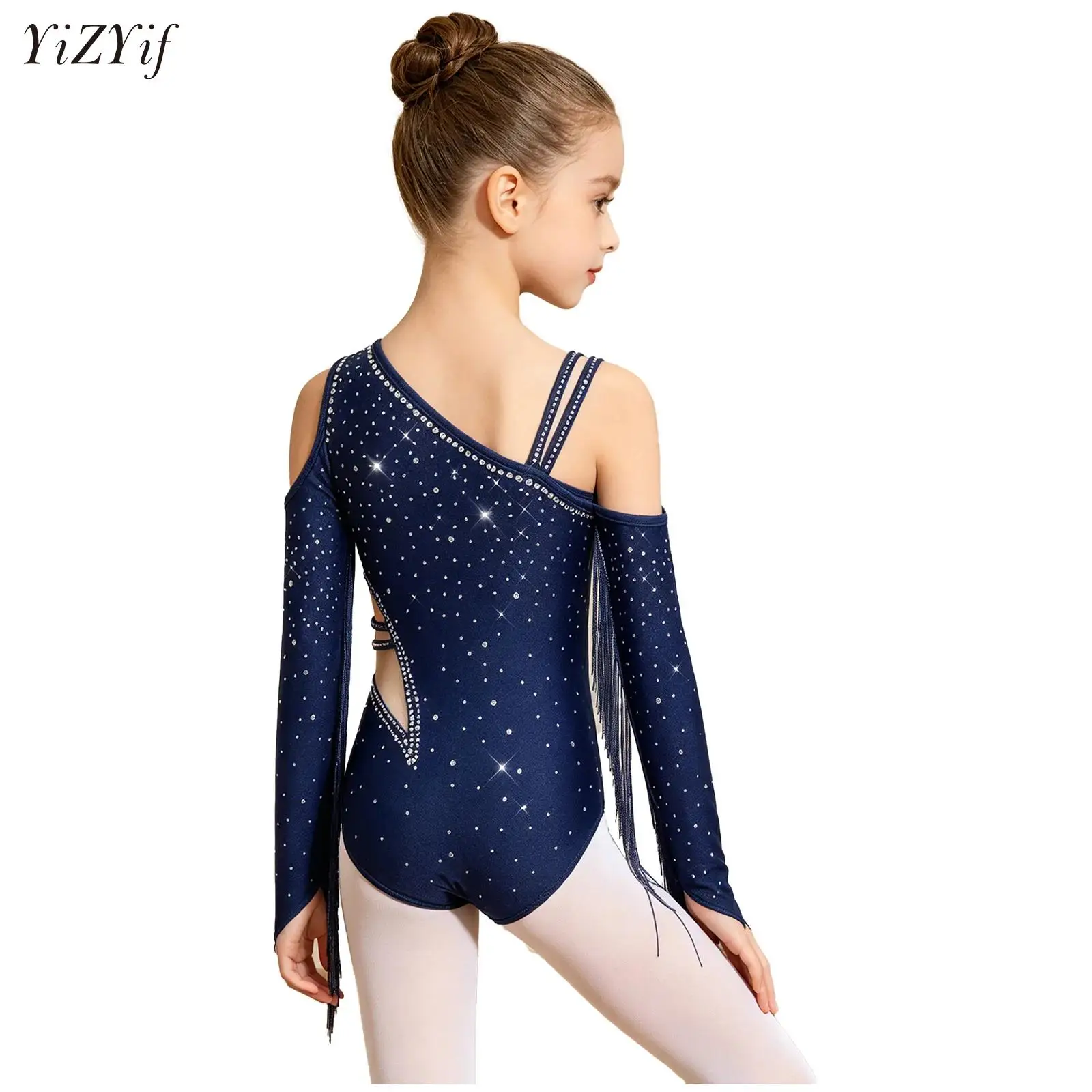 Kids Girls Latin Dance Cha-cha Samba Salsa Competition Costume Rhinestones Fringe Leotard Dress Sleeveless Tassel Jumpsuit Wear
Kids Girls Latin Dance Cha-cha Samba Salsa Competition Costume Rhinestones Fringe Leotard Dress Sleeveless Tassel Jumpsuit Wear