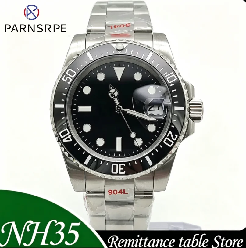 Japan NH35 Men Sapphire Crystal, Automatic Mechanical Watch, Luminous Sterile Dial Stainless Steel Fashion Waterproof Watch
Japan NH35 Men Sapphire Crystal, Automatic Mechanical Watch, Luminous Sterile Dial Stainless Steel Fashion Waterproof Watch