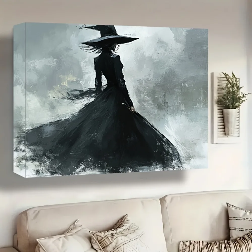 Natural witch print dark preppy style, Halloween posters, retro witchcraft mystery Gothic family bedroom decoration
Natural witch print dark preppy style, Halloween posters, retro witchcraft mystery Gothic family bedroom decoration