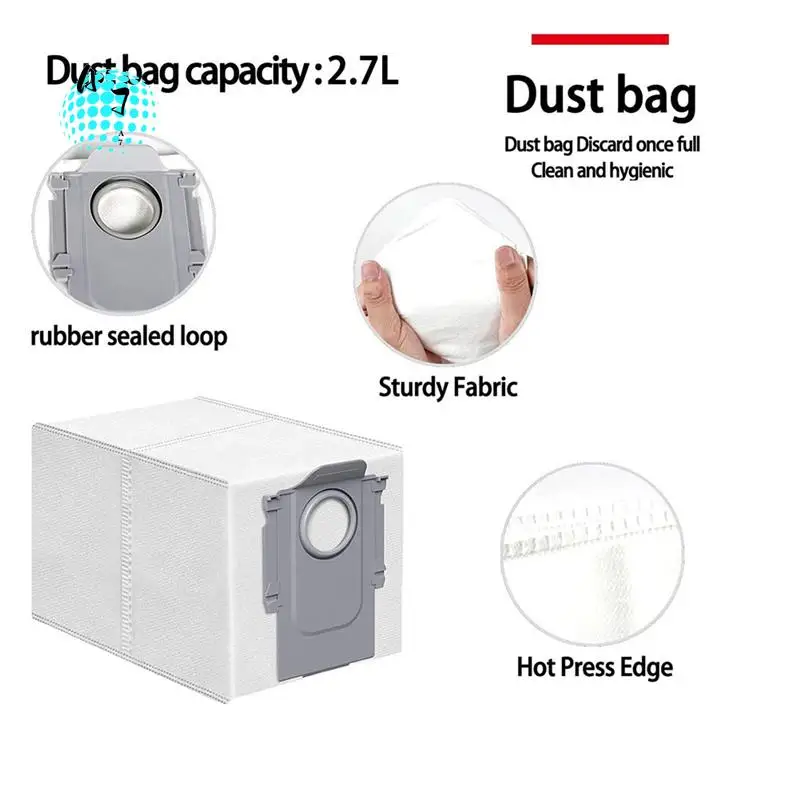 A07F-Accessories For Roborock Qrevo Curv / P20 Pro Vacuum Parts Main Roller Side Brush Hepa Filter Mop Cloth Dust Bag
A07F-Accessories For Roborock Qrevo Curv / P20 Pro Vacuum Parts Main Roller Side Brush Hepa Filter Mop Cloth Dust Bag