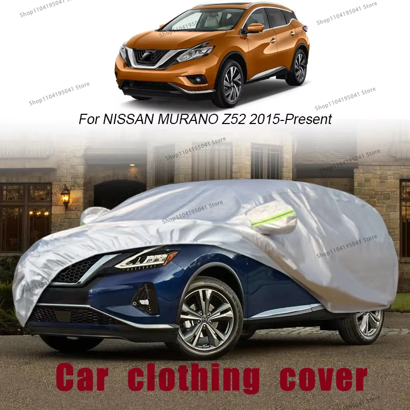 For NISSAN MURANO Full Car Cover Rain Frost Snow Car protective cover ,UV protection,Car paint protection
For NISSAN MURANO Full Car Cover Rain Frost Snow Car protective cover ,UV protection,Car paint protection