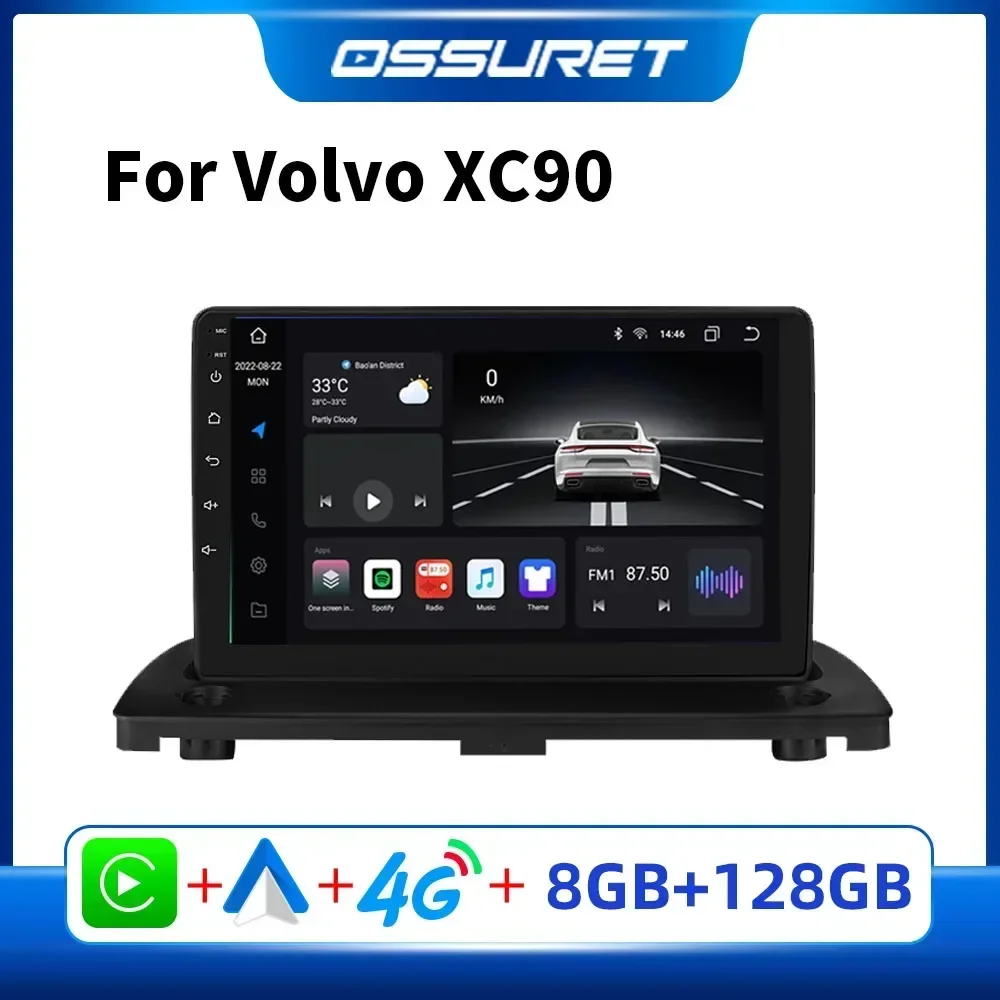 OSSURET Car Radio Android for Volvo xc90 xc 90 Car Stereo Multimedia Video Player GPS 2din Auto Touch Screen 7862 2004-2014
OSSURET Car Radio Android for Volvo xc90 xc 90 Car Stereo Multimedia Video Player GPS 2din Auto Touch Screen 7862 2004-2014