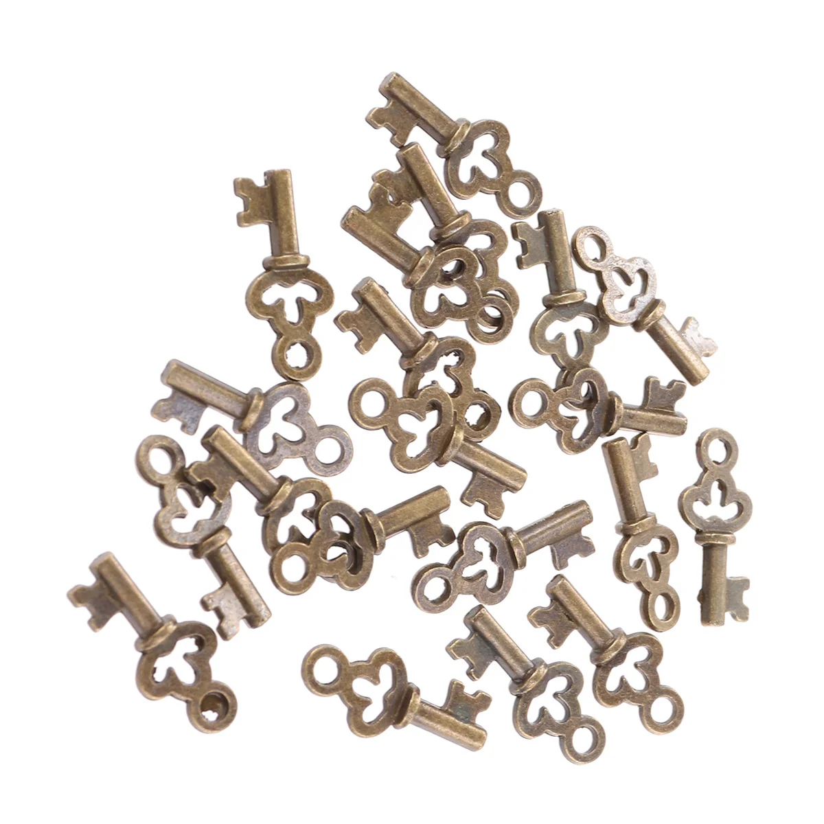 20Pcs Vintage Bronze Keys DIY Pendant Charms Metal Set for Jewelry Making Necklace Bracelet Scrapbooking Craft
20Pcs Vintage Bronze Keys DIY Pendant Charms Metal Set for Jewelry Making Necklace Bracelet Scrapbooking Craft