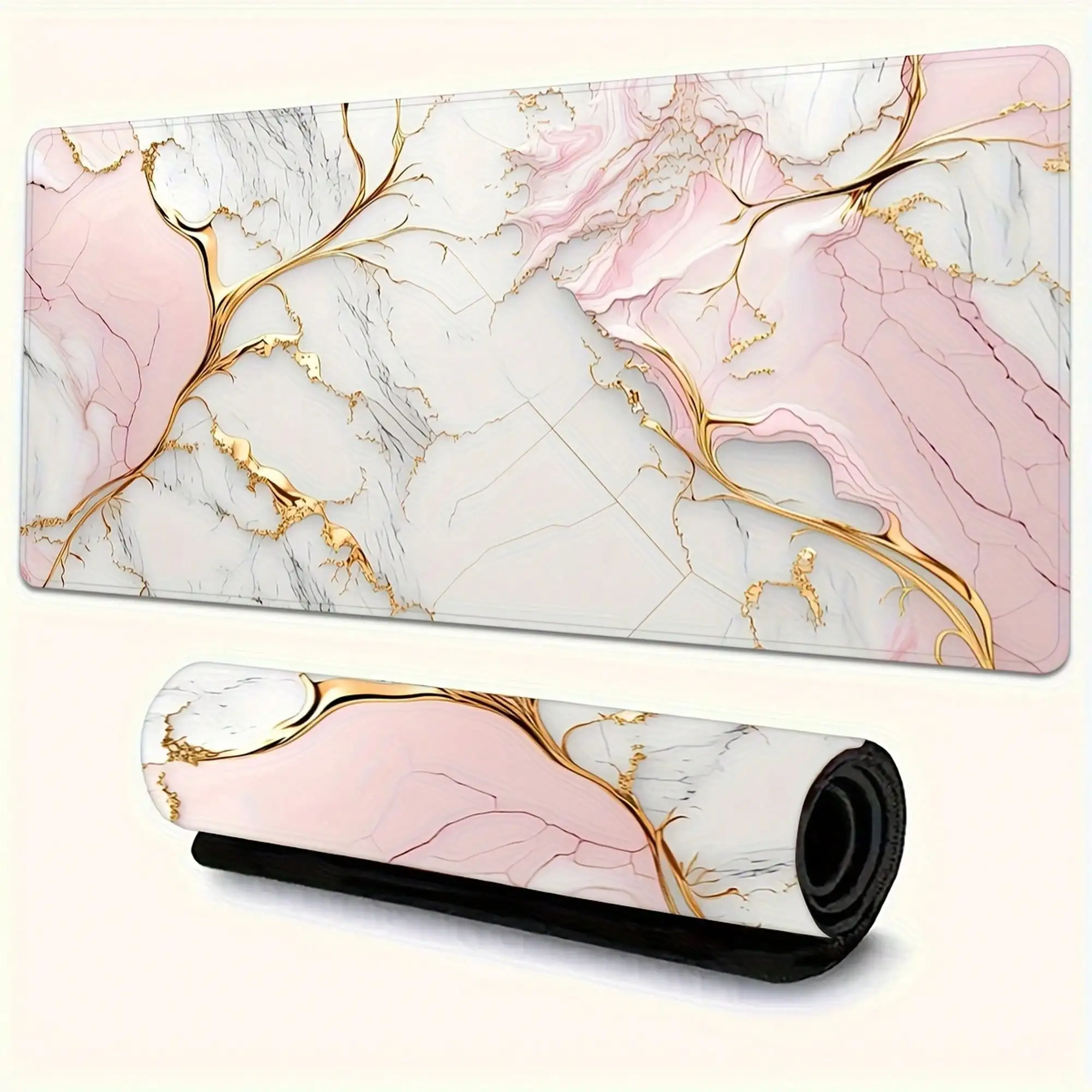 One Modern Minimalist White Marble-Patterned Gaming Mat With Gold Texture. Suitable For Both Office And Gaming Use, It's A Keyboard Accessory With A Luxurious Aesthetic. Durable And Elegant, It's An Ideal Gift For Women And Friends.
One Modern Minimalist White Marble-Patterned Gaming Mat With Gold Texture. Suitable For Both Office And Gaming Use, It's A Keyboard Accessory With A Luxurious Aesthetic. Durable And Elegant, It's An Ideal Gift For Women And Friends.