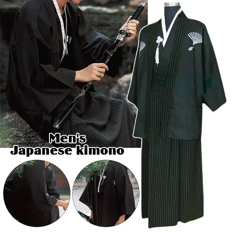 Mens Samurai Kimono Japanese Yukata Cardigan Sauna Long Gown Haori Samurai Cosplay Performance Costumes
Mens Samurai Kimono Japanese Yukata Cardigan Sauna Long Gown Haori Samurai Cosplay Performance Costumes