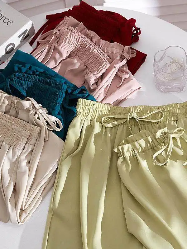 New 2026 Women's Casual Ice Silk Sports Pants Thin Loose Wide Leg Harem Lantern Pants Summer Lightweight Trousers
New 2026 Women's Casual Ice Silk Sports Pants Thin Loose Wide Leg Harem Lantern Pants Summer Lightweight Trousers
