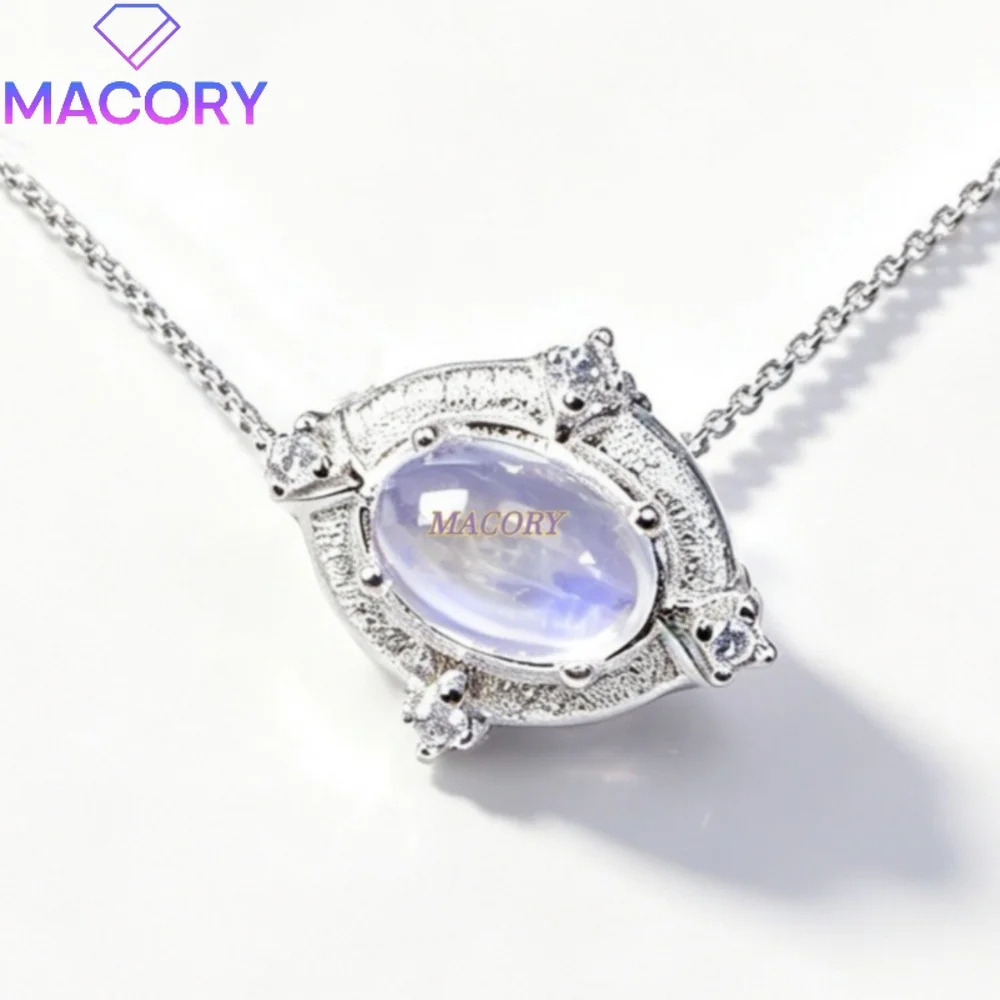 925 Sterling Silver Natural Moonstone Necklace Delicate and Charming Fashionable Trendy Hot-Selling Jewelry Holiday Gift
925 Sterling Silver Natural Moonstone Necklace Delicate and Charming Fashionable Trendy Hot-Selling Jewelry Holiday Gift