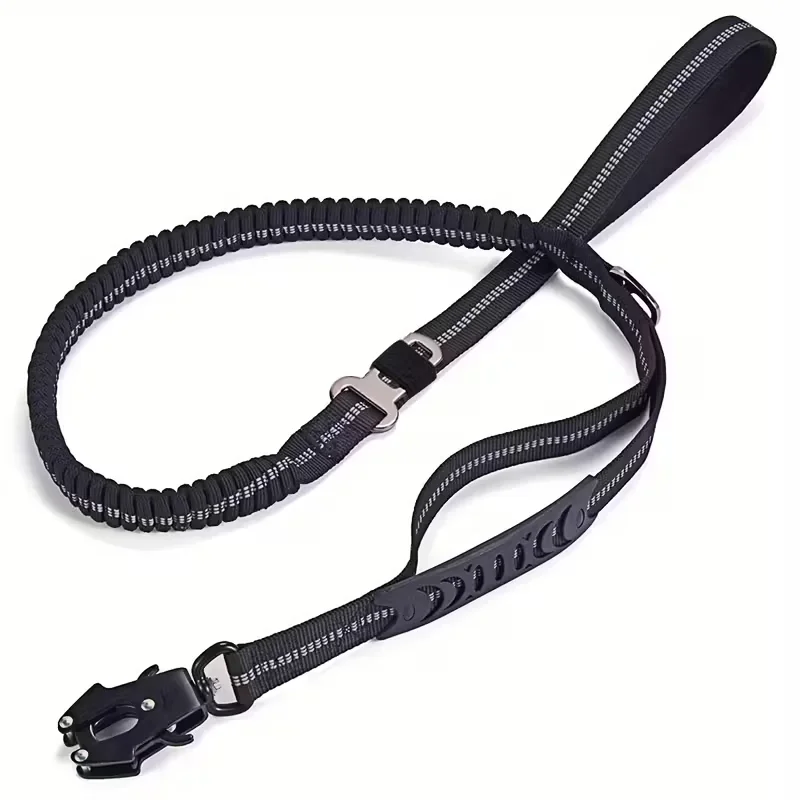 4-in-1 Reflective Dog Leash, Shock-Absorbing Bungee, Car Seat Belt Buckle
4-in-1 Reflective Dog Leash, Shock-Absorbing Bungee, Car Seat Belt Buckle