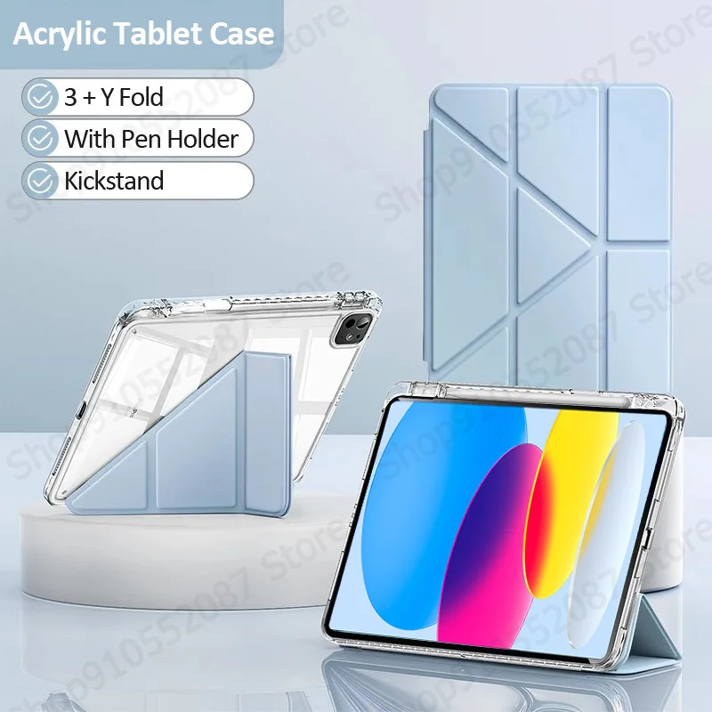 Чехол GEFENIS Funda для iPad 11-го поколения, чехол Smart Folio, кожаный акриловый жесткий чехол-подставка для Coque IPad A16 2025, чехол для I
Чехол GEFENIS Funda для iPad 11-го поколения, чехол Smart Folio, кожаный акриловый жесткий чехол-подставка для Coque IPad A16 2025, чехол для I