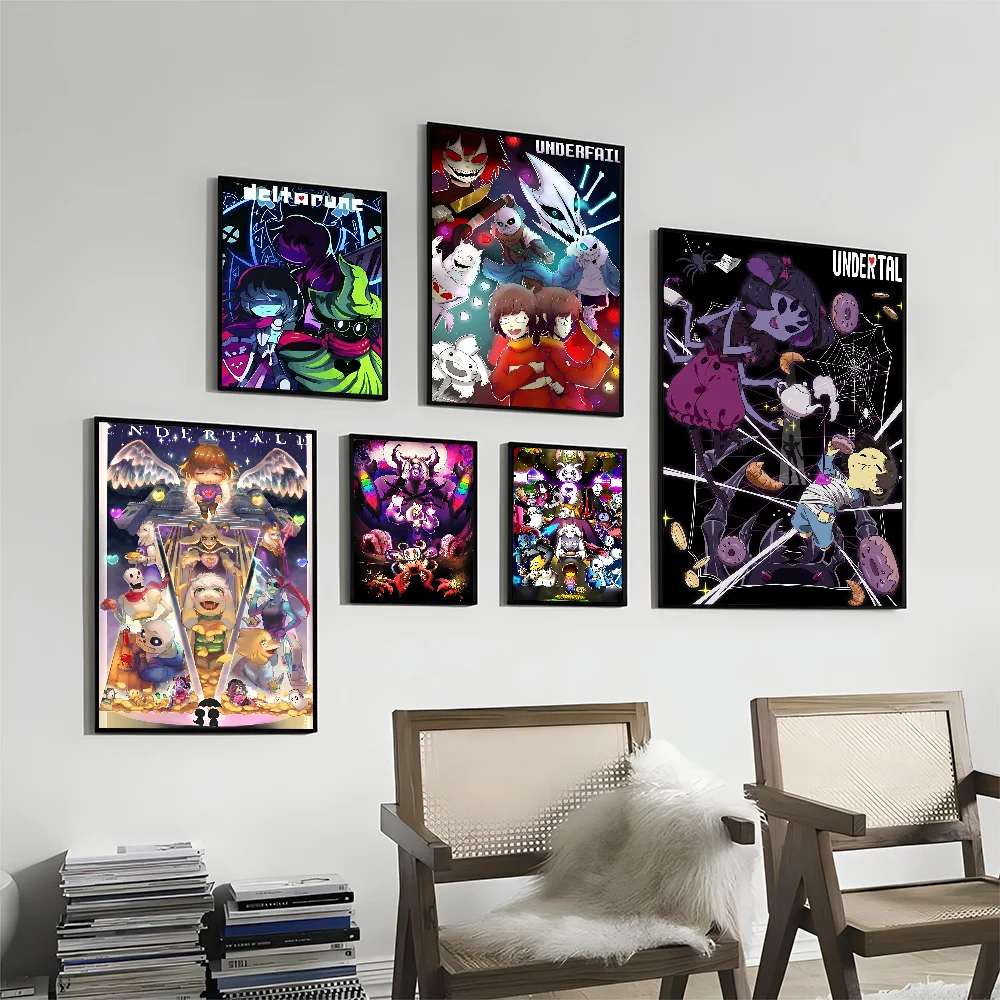 Anime Designs Game Undertale Classic Movie Posters Vintage Room Bar Cafe Decor Stickers Wall Painting
Anime Designs Game Undertale Classic Movie Posters Vintage Room Bar Cafe Decor Stickers Wall Painting