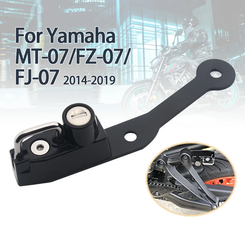 Подходит для Yamaha MT-07 MT07 mt 07 2014-2019 2018 2017 Новый замок для мотоциклетного шлема с 2 боковыми ключами Противоугонный крючок для безопасности
Подходит для Yamaha MT-07 MT07 mt 07 2014-2019 2018 2017 Новый замок для мотоциклетного шлема с 2 боковыми ключами Противоугонный крючок для безопасности