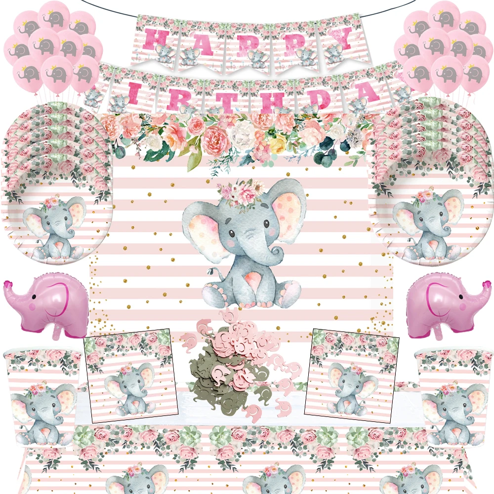 Pink Elephant Birthday Party Decoration Balloons Disposable Cutlery Birthday Party Decorations Baby Shower Decor Supply Gifts
Pink Elephant Birthday Party Decoration Balloons Disposable Cutlery Birthday Party Decorations Baby Shower Decor Supply Gifts