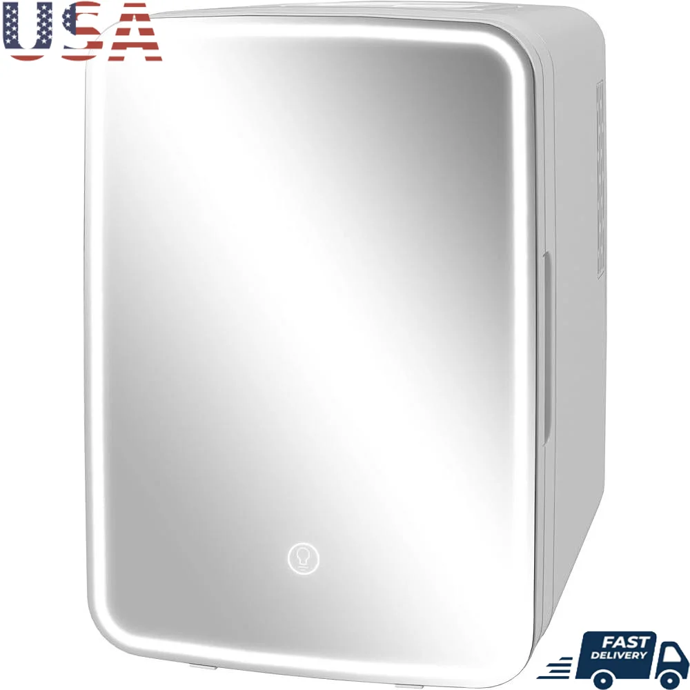 Dimmable LED Mirror Mini Fridge 10L Portable Cosmetic Cooler and Warmer Quiet Operation Home and Car Use
Dimmable LED Mirror Mini Fridge 10L Portable Cosmetic Cooler and Warmer Quiet Operation Home and Car Use