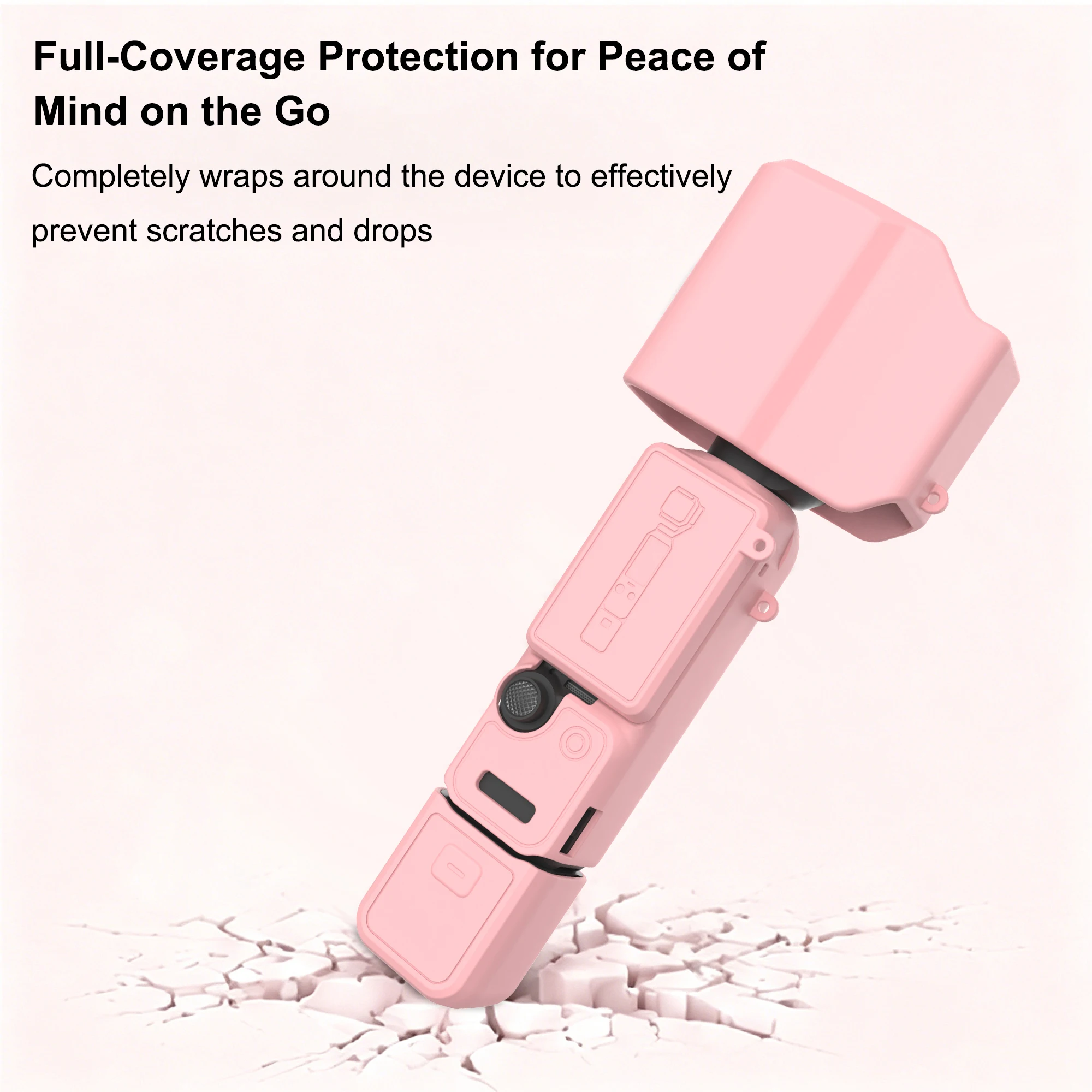 Silicone Protective Case For DJI Pocket 4 Pro ,Shockproof Anti-Drop Cover , Precise Charging Port Cutouts For Direct Charging
Silicone Protective Case For DJI Pocket 4 Pro ,Shockproof Anti-Drop Cover , Precise Charging Port Cutouts For Direct Charging