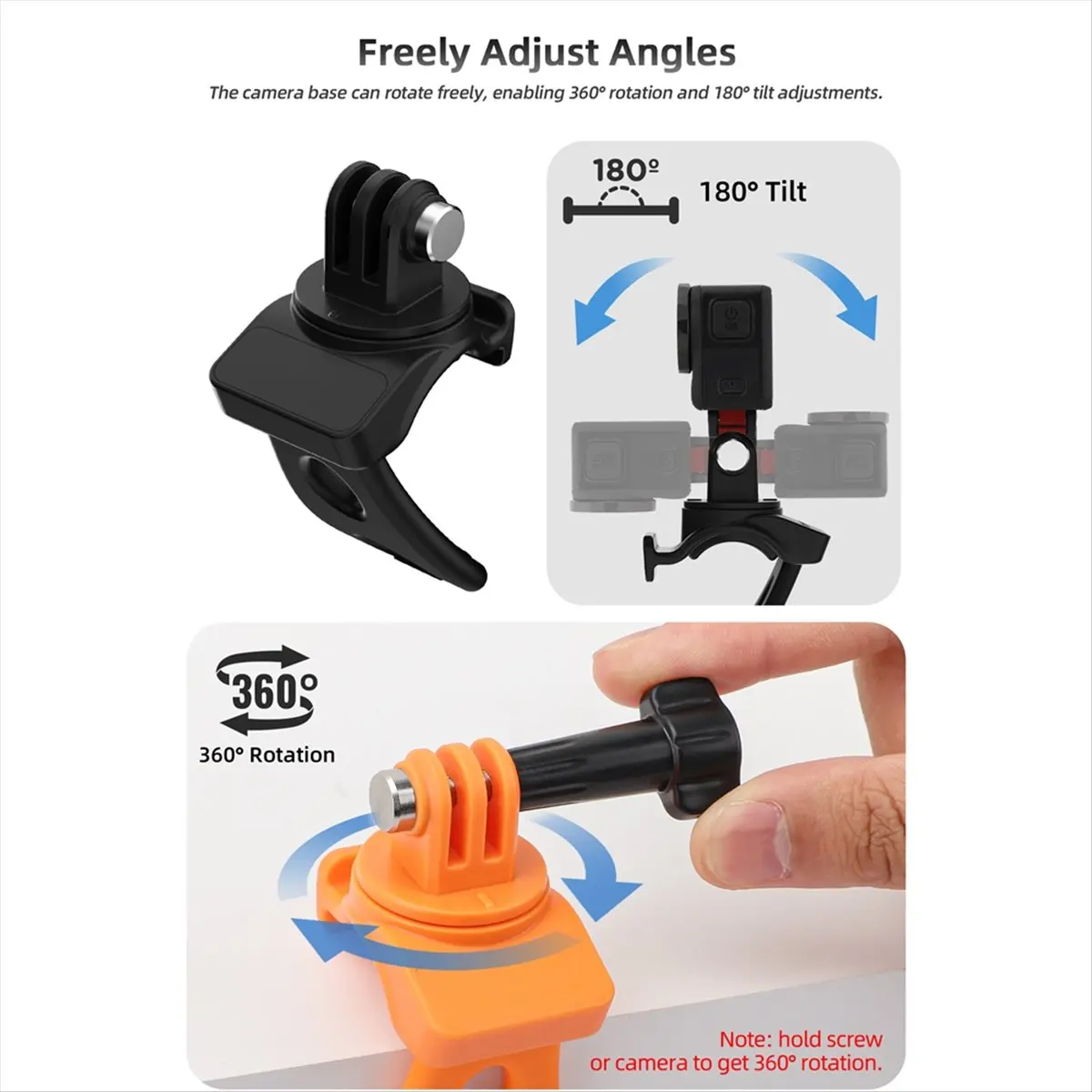 M05K Action Camera Mount Adjustable Mini Flexible Bracket for DJI Action 5 Pro Gopro 13 Insta360 Go 3S Accessories Orange
M05K Action Camera Mount Adjustable Mini Flexible Bracket for DJI Action 5 Pro Gopro 13 Insta360 Go 3S Accessories Orange