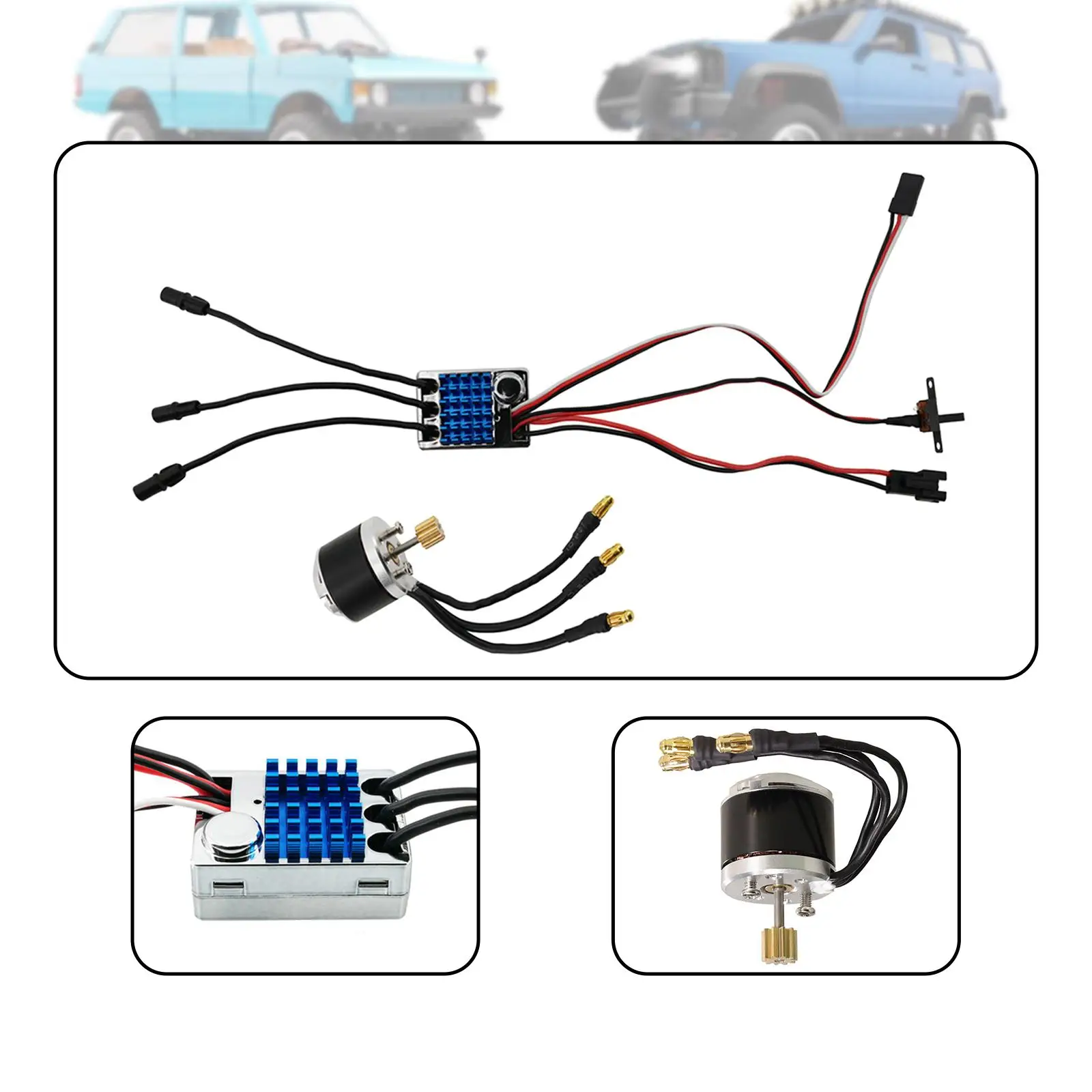 Outrunner Brushless Motor Power Upgrade Kit High Performance and AM32 45A ESC 2600kv for MN168 MN99S MN78 1/12 RC Car Truck
Outrunner Brushless Motor Power Upgrade Kit High Performance and AM32 45A ESC 2600kv for MN168 MN99S MN78 1/12 RC Car Truck
